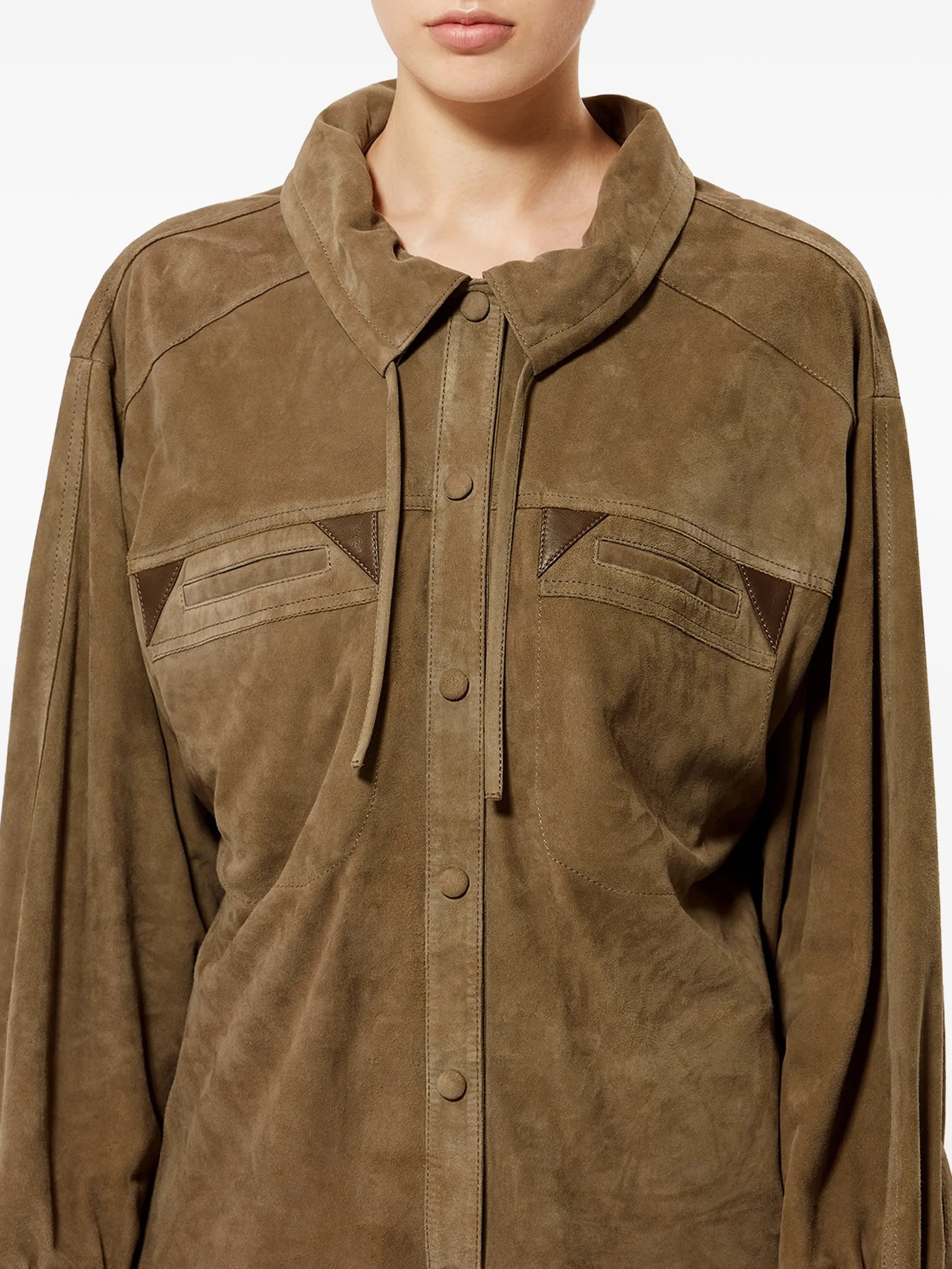 Maldia suede shirt