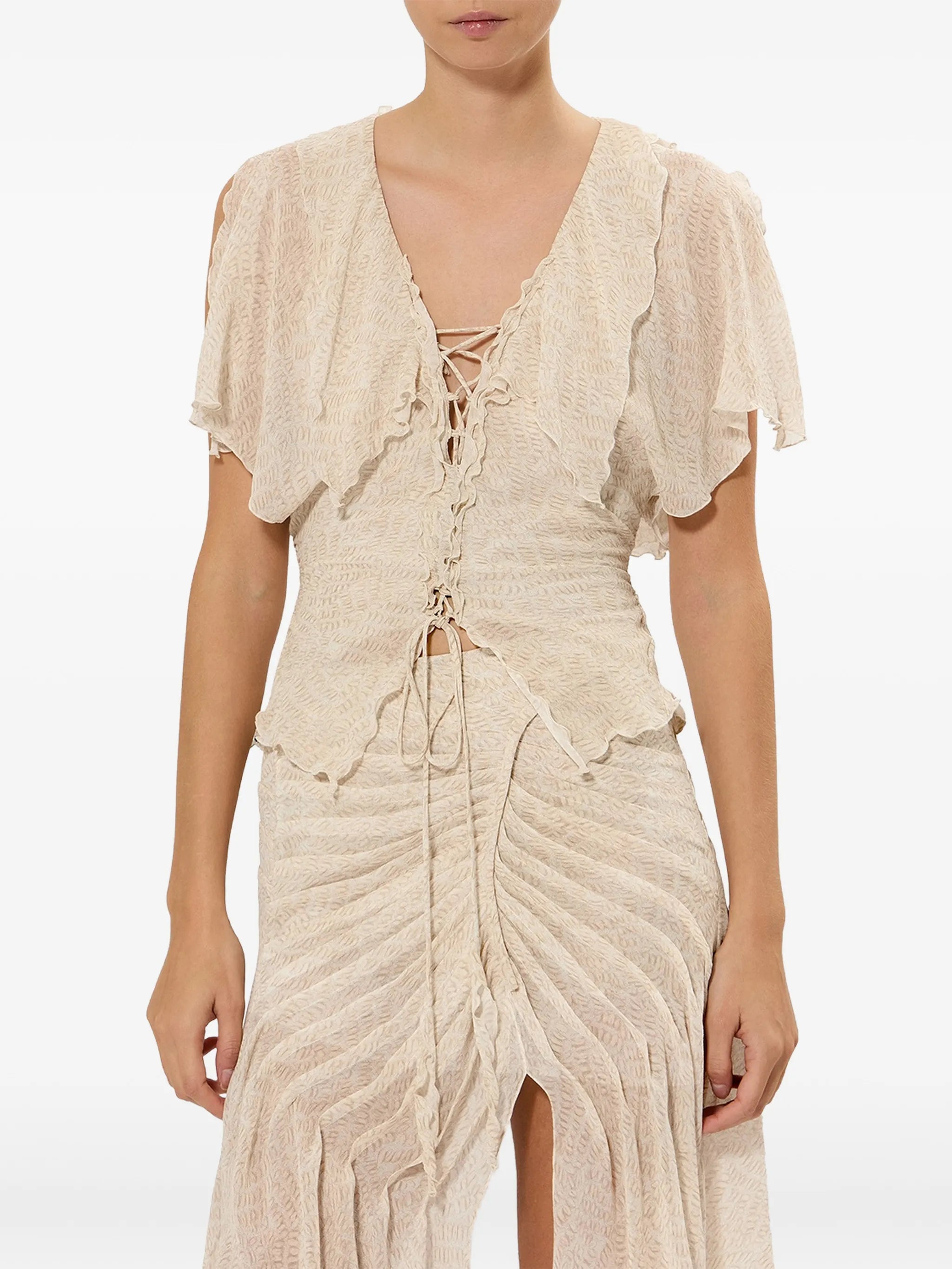 Thanais ruffled blouse