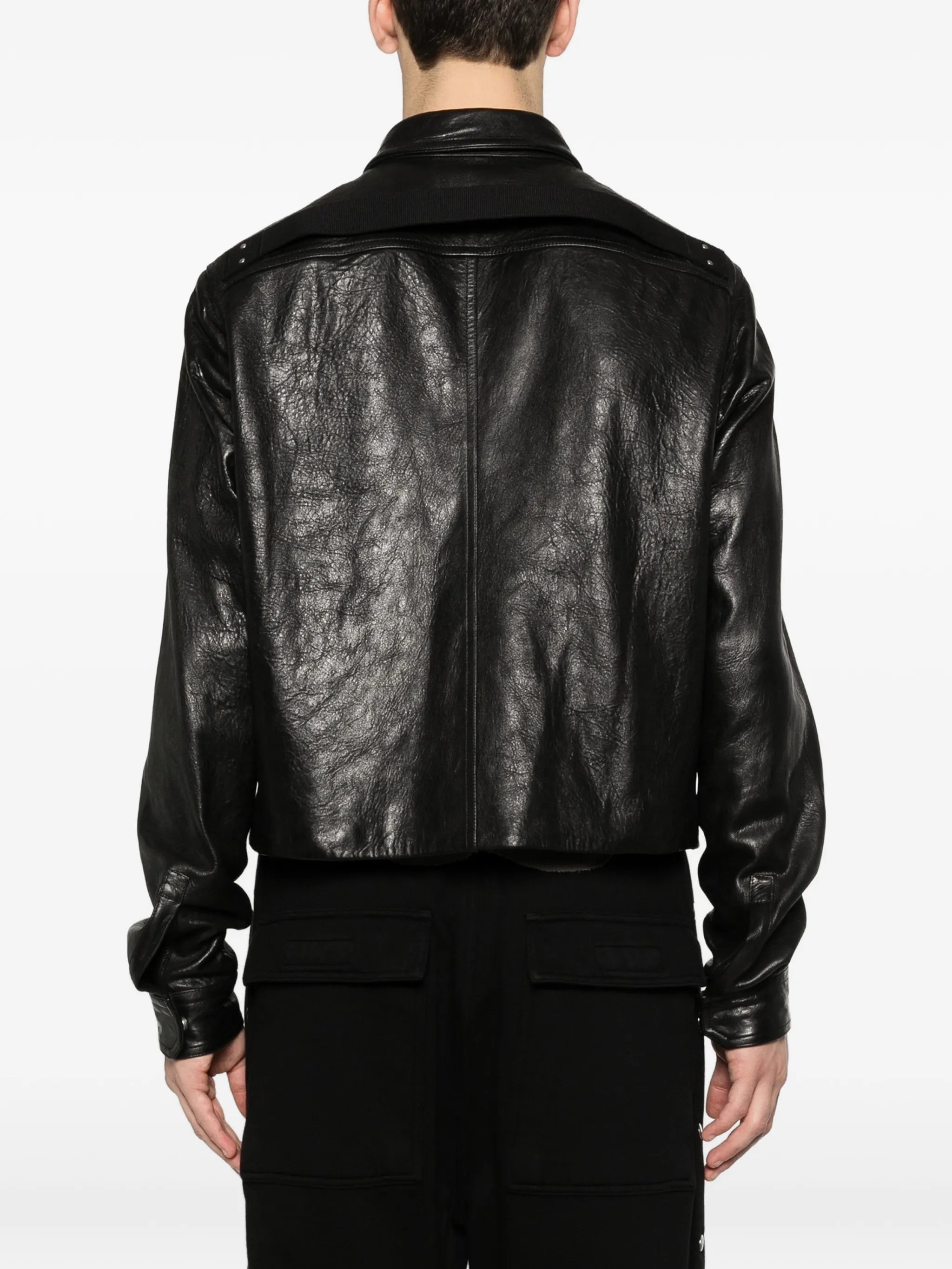 Tour Alice leather shirt jacket