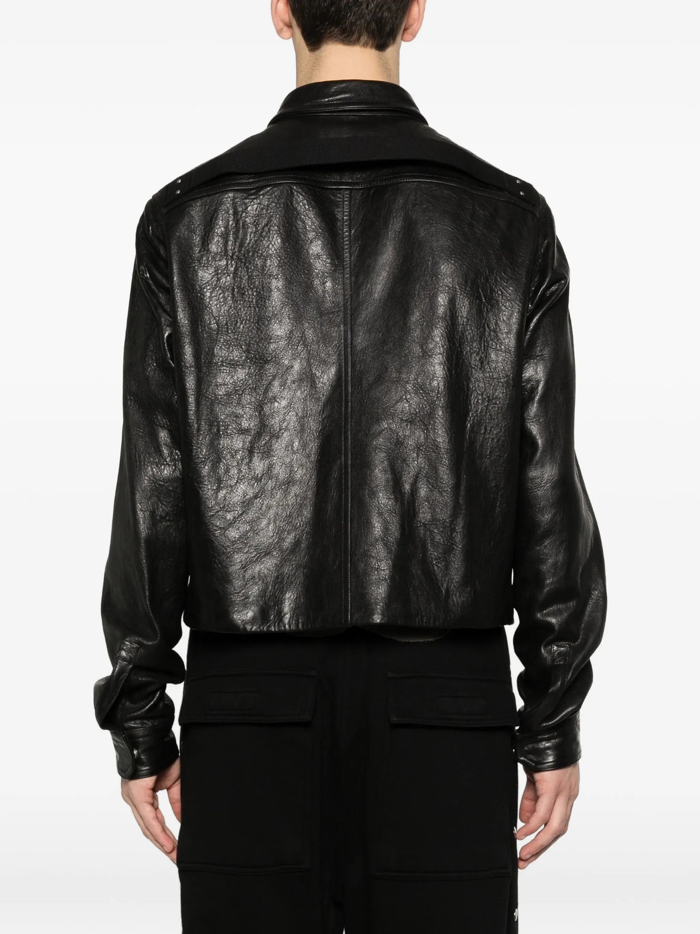Tour Alice leather shirt jacket