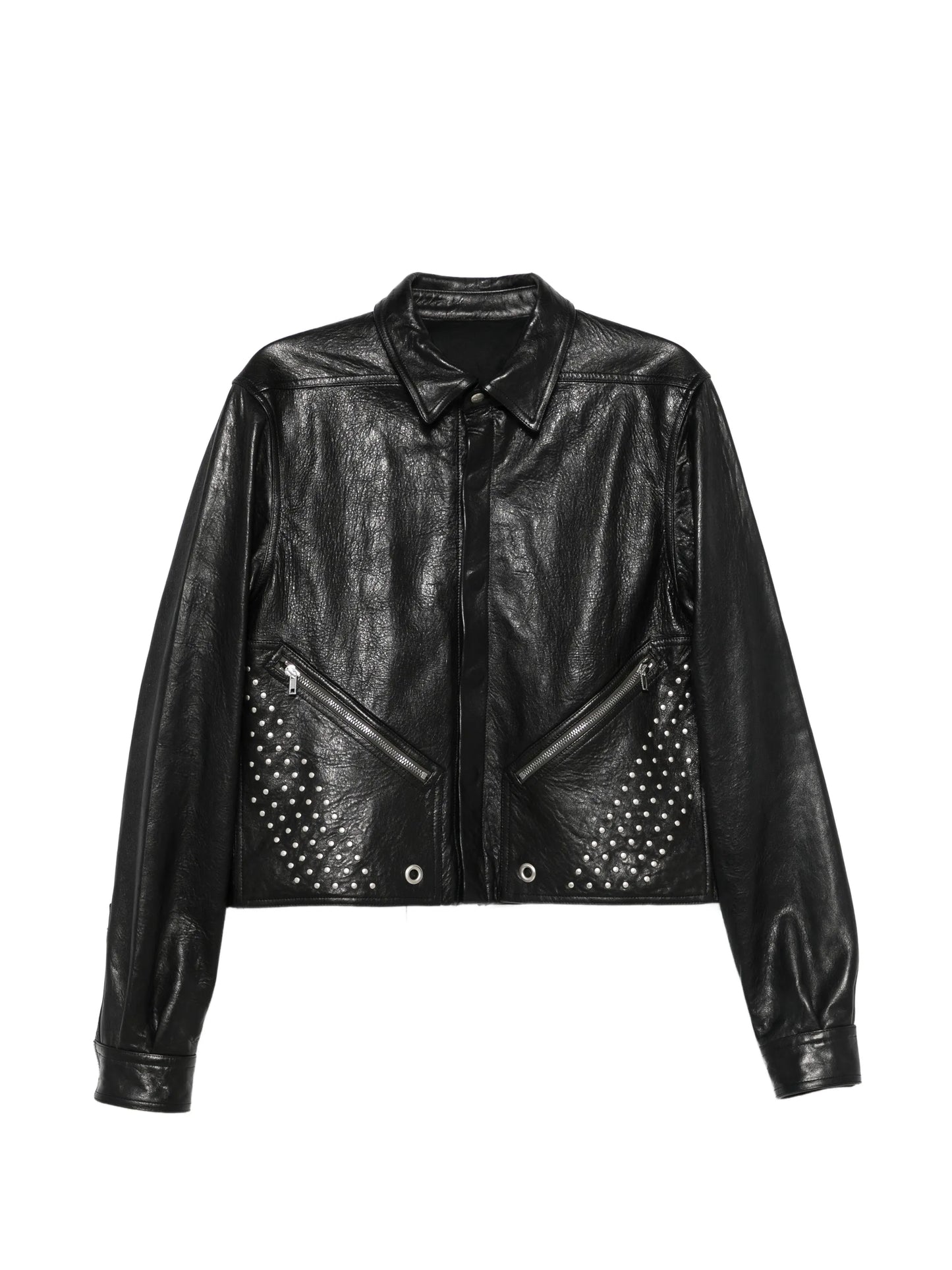 Tour Alice leather shirt jacket