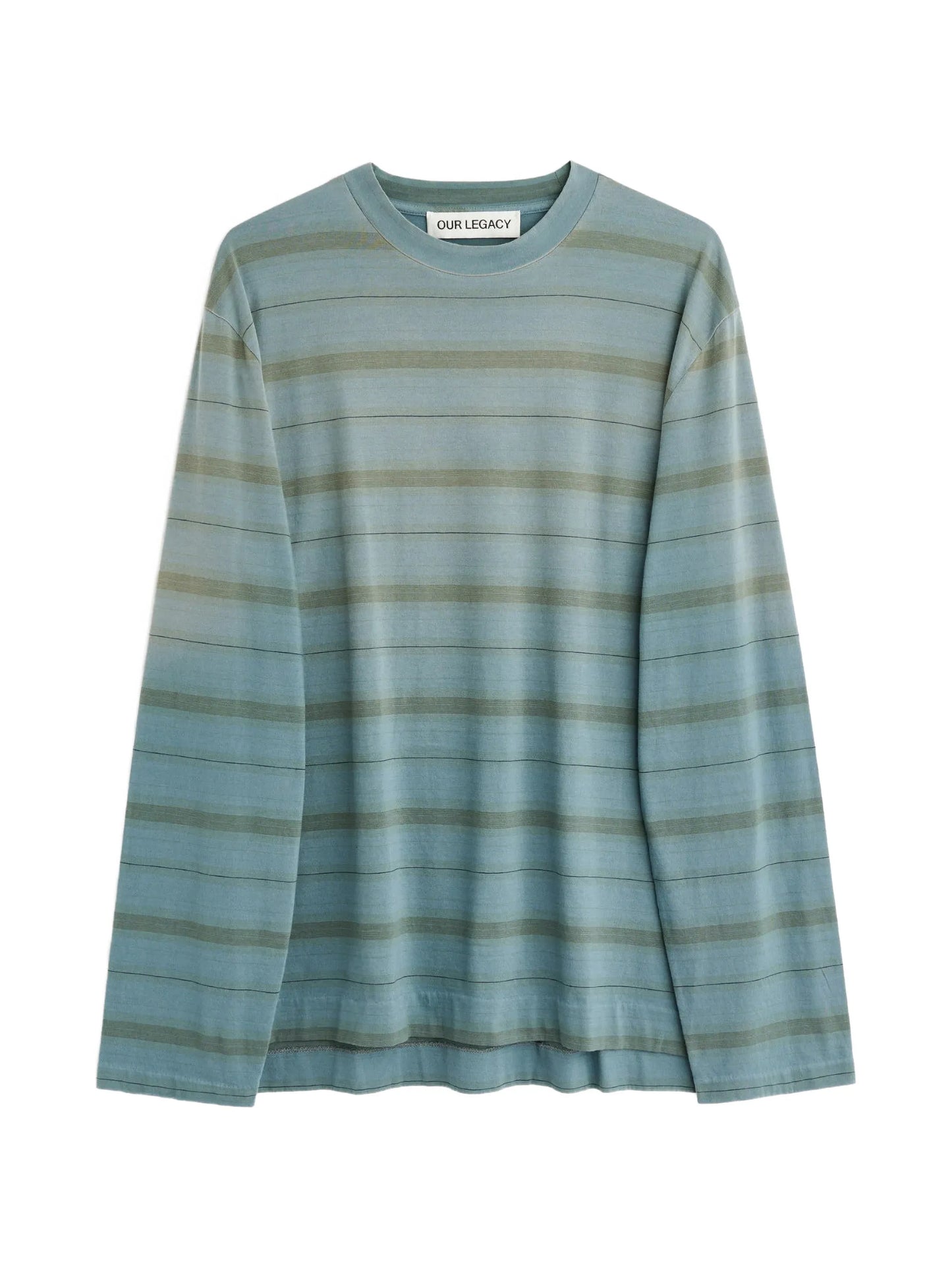 striped long-sleeves T-shirt