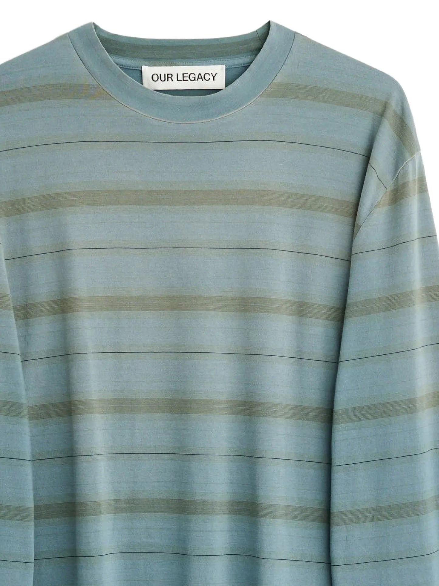 striped long-sleeves T-shirt