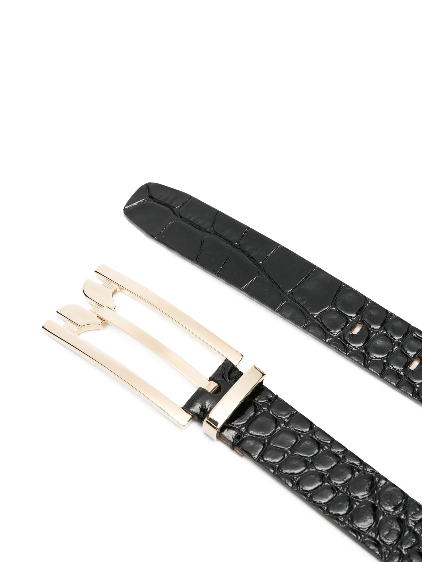 Dorian croc-embossed belt