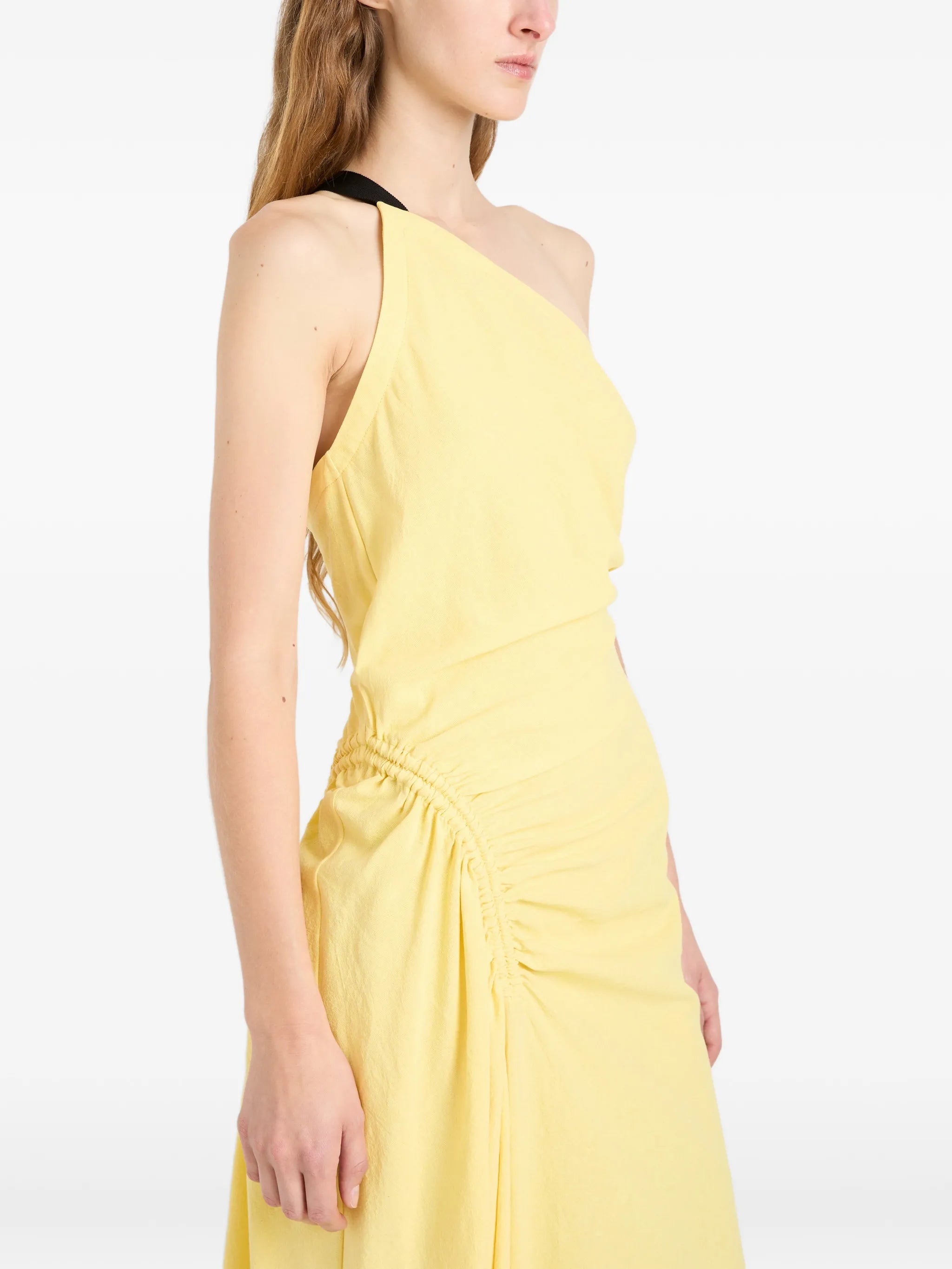 Sirena Dress in crinkle linen viscose