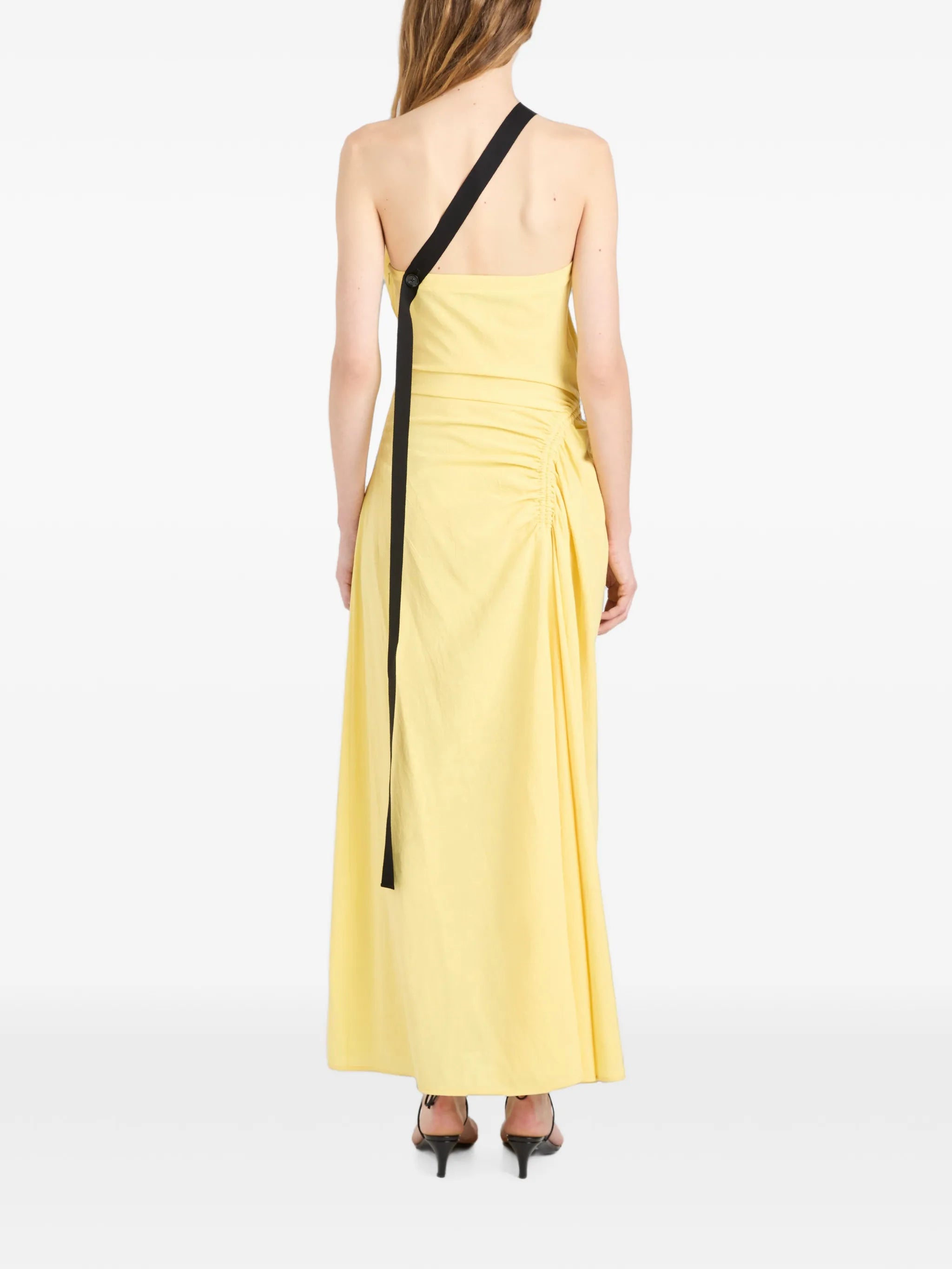 Sirena Dress in crinkle linen viscose