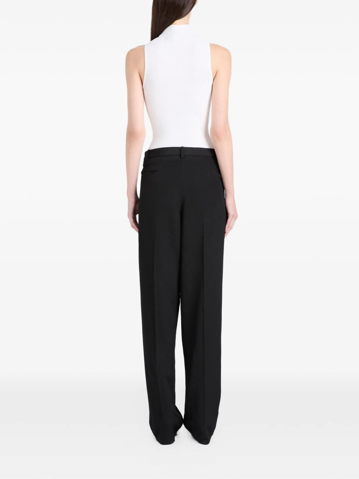 Clementina trousers in viscose twill
