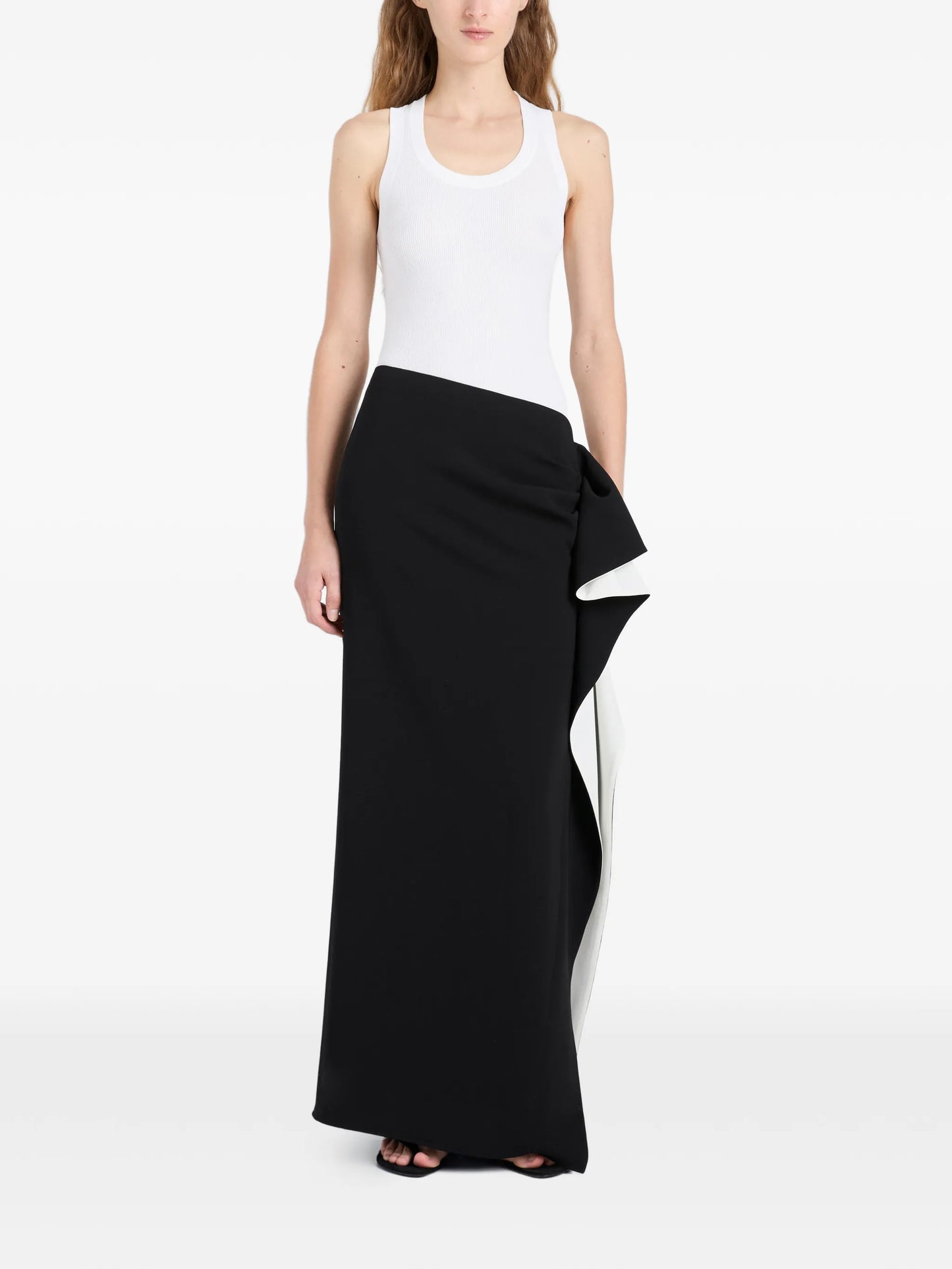 Cella ruffled maxi skirt