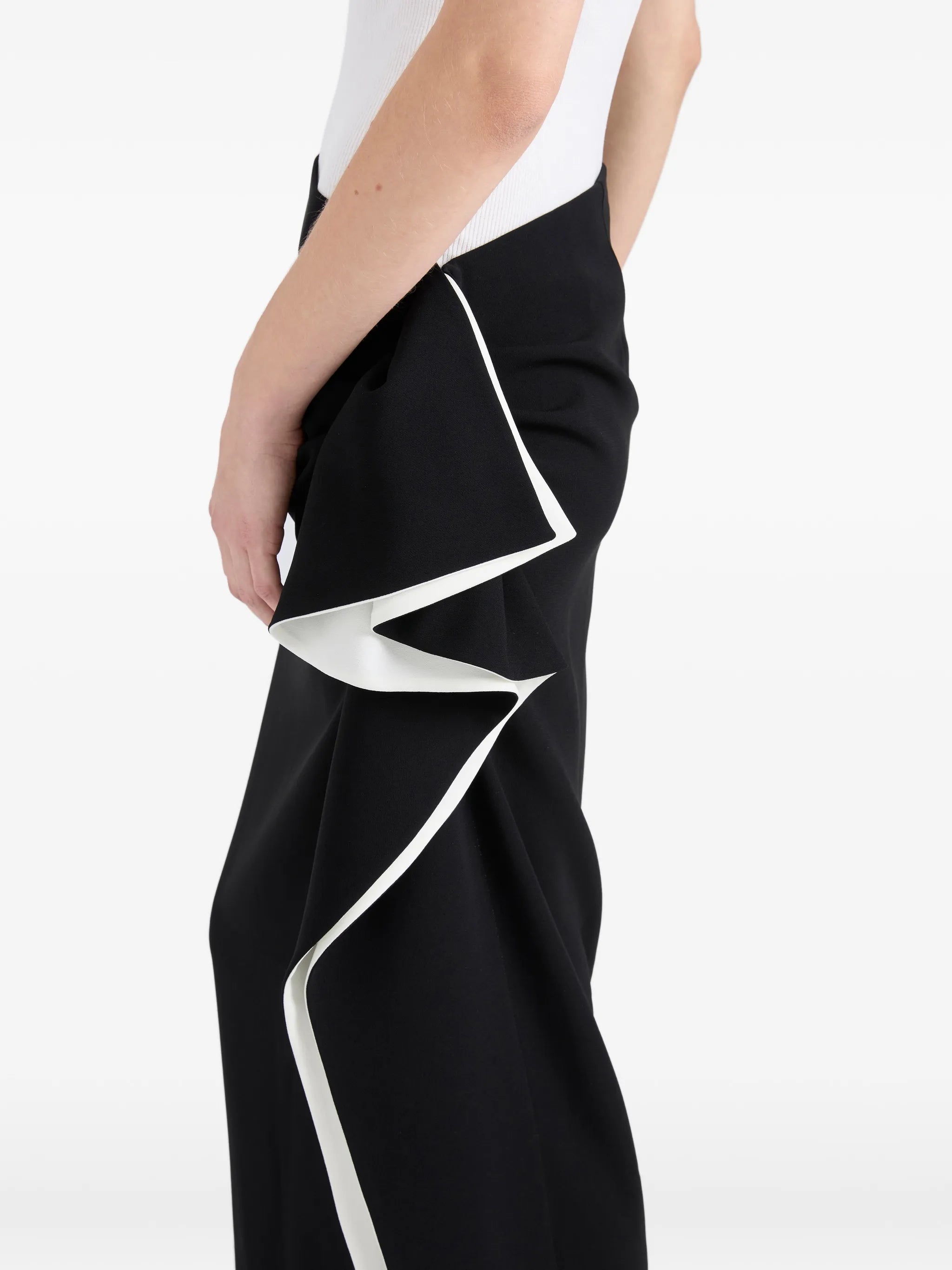 Cella ruffled maxi skirt