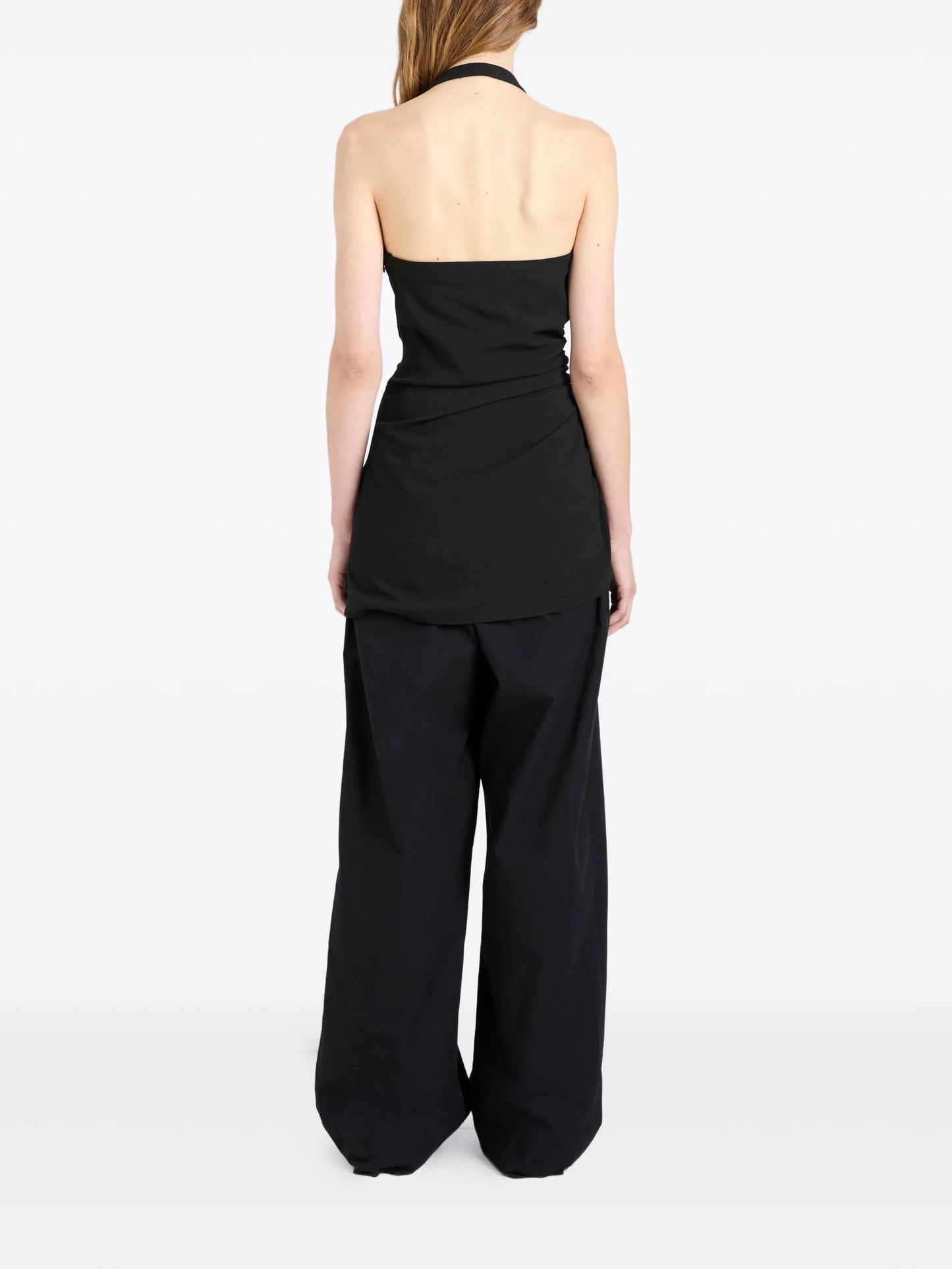 Melia ruched-detail top