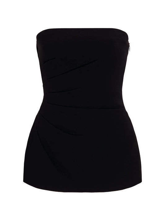 Damea draped strapless top