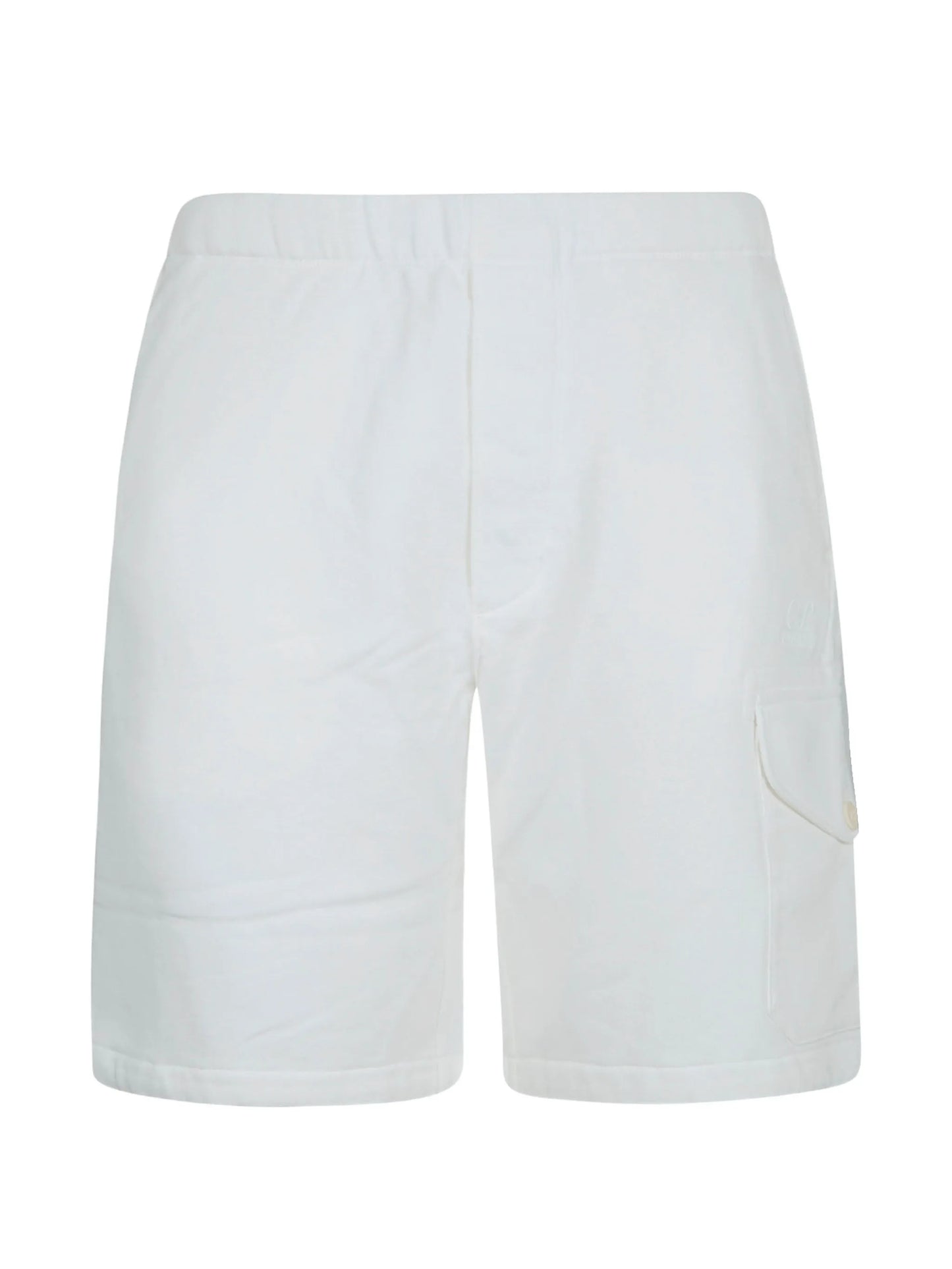 elasticated-waistband cargo shorts