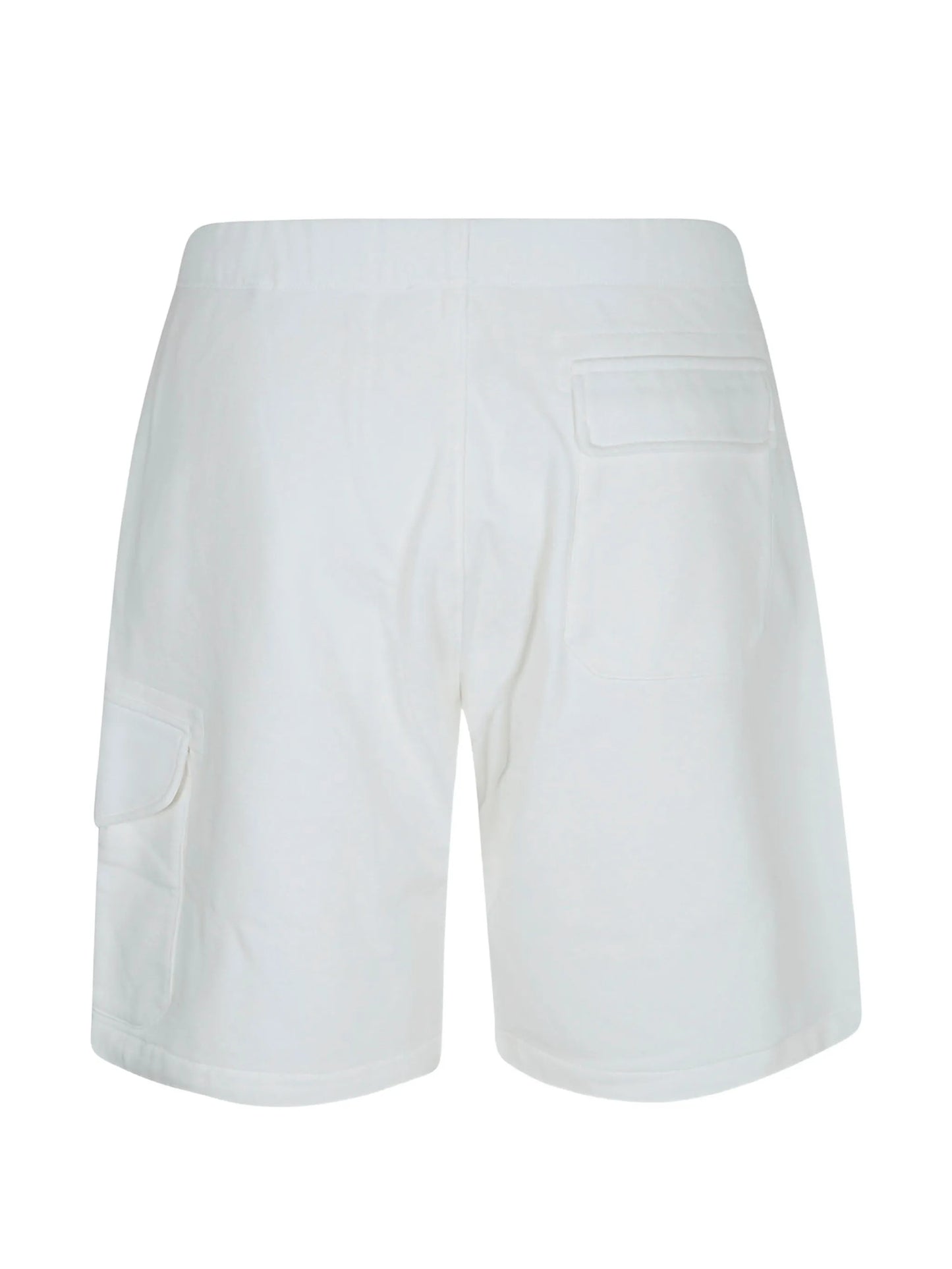 elasticated-waistband cargo shorts