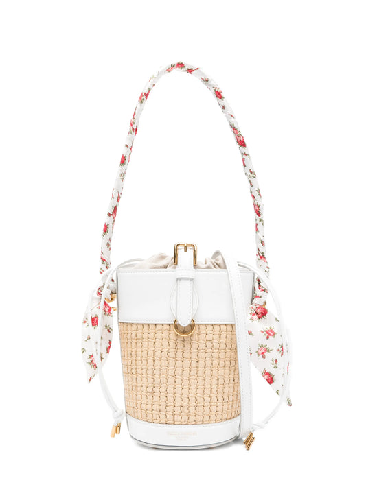 Capri floral-print bucket bag