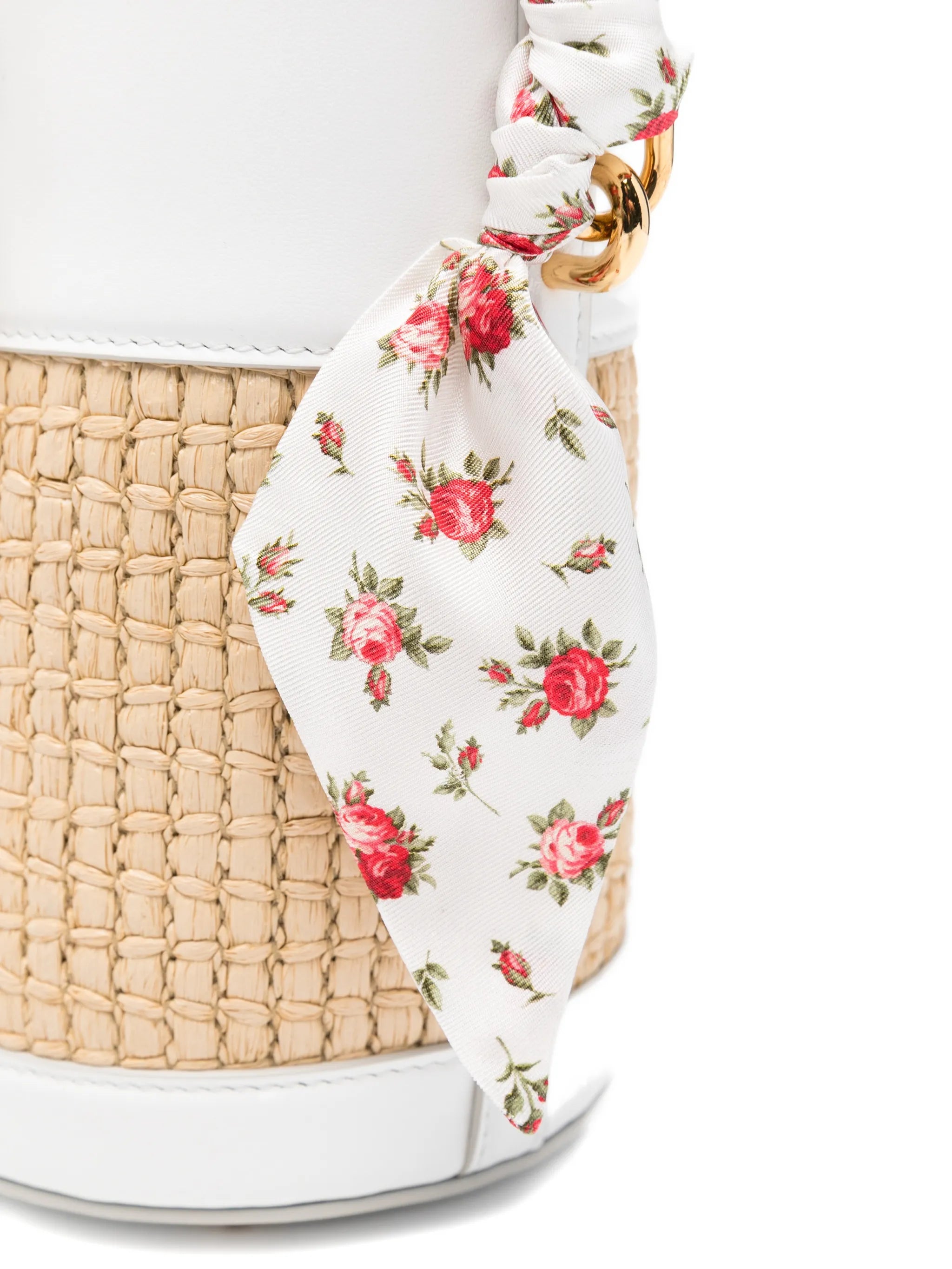 Capri floral-print bucket bag
