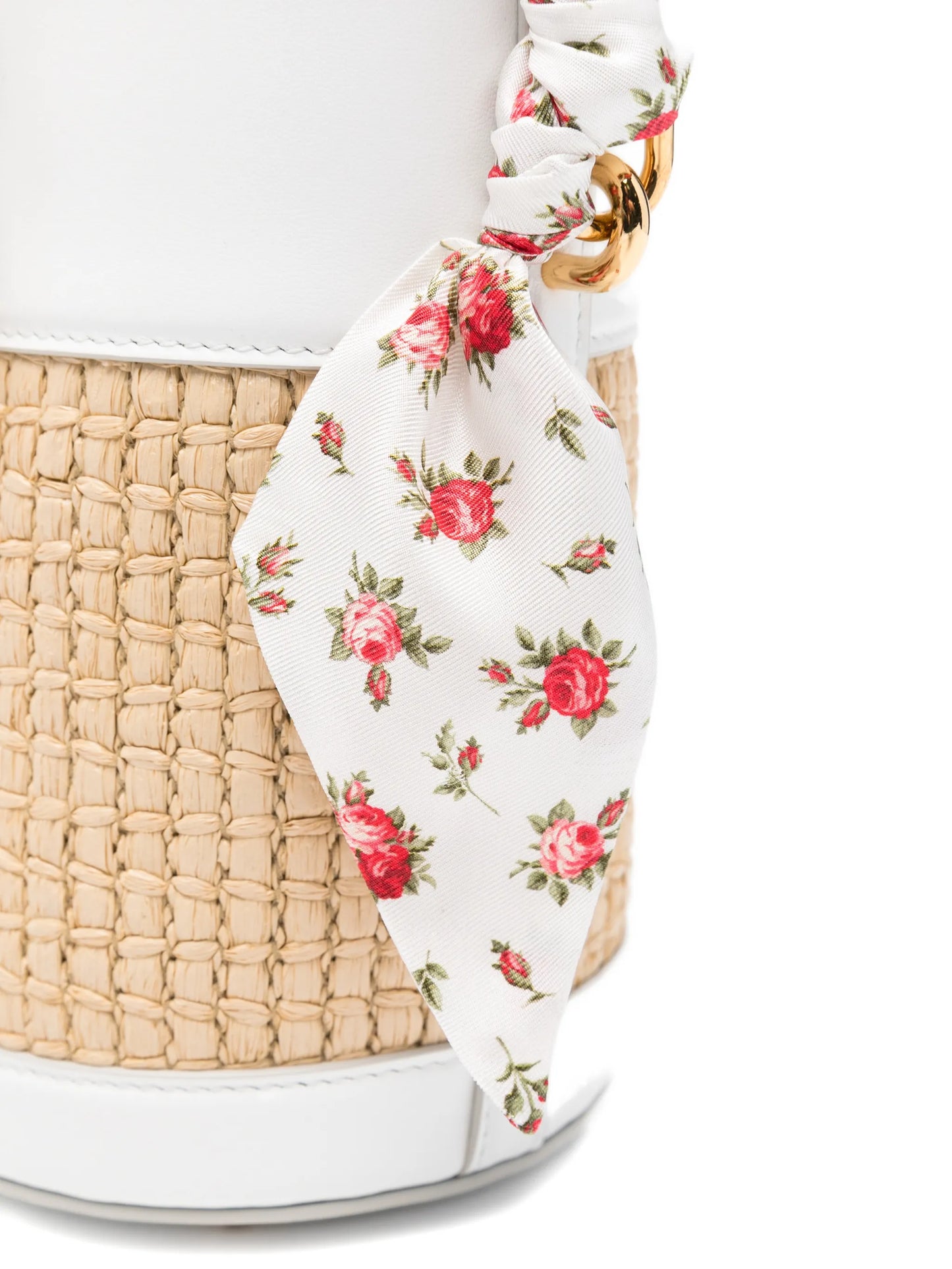 Capri floral-print bucket bag