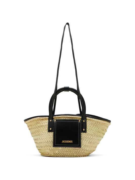 Le Petit Panier Soli interwoven tote bag
