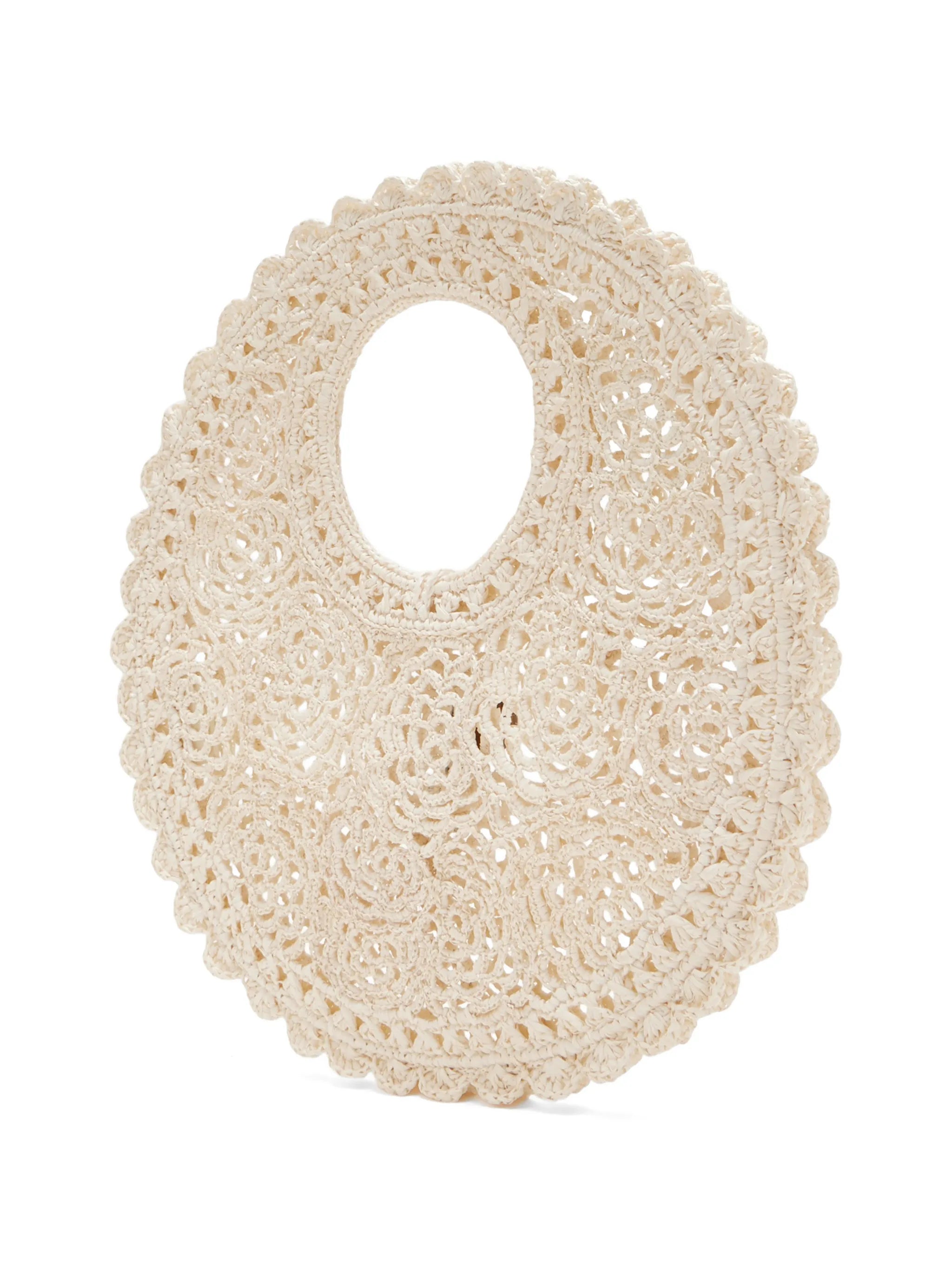 small The Spiaggia raffia bag