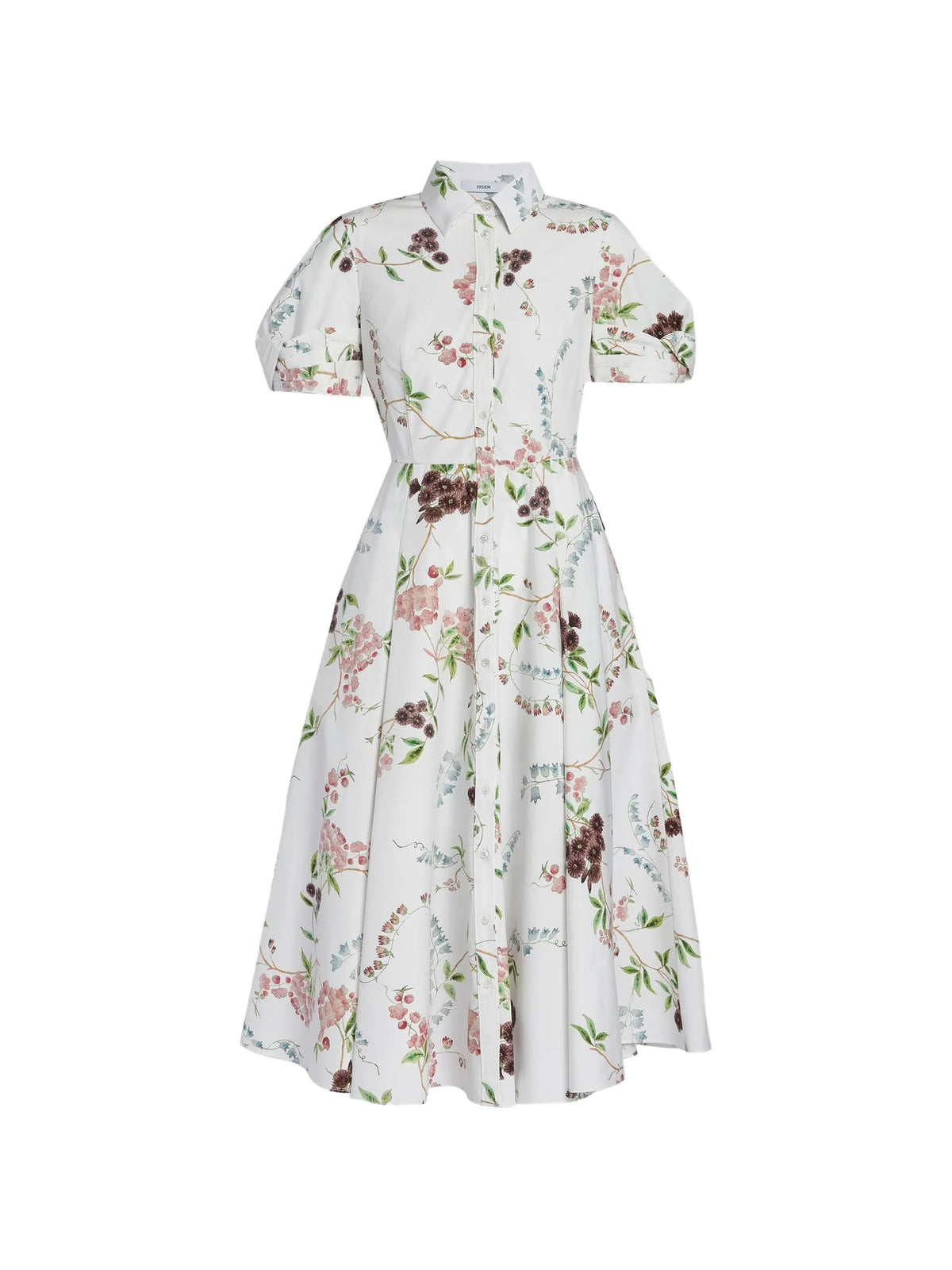 floral-print midi dress