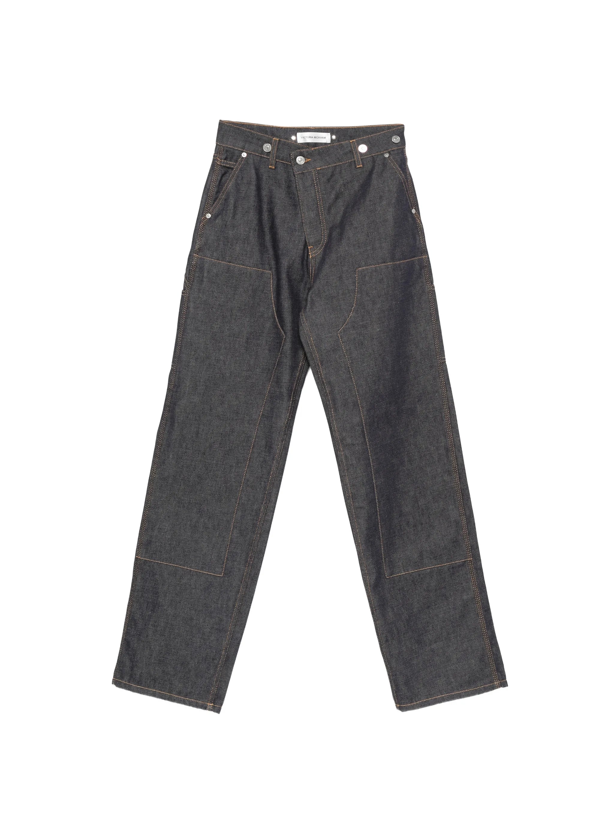 logo-patch jeans