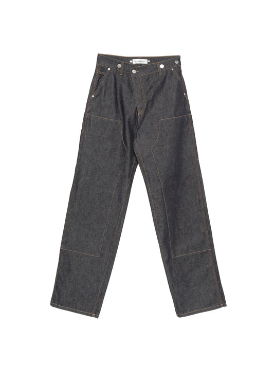 logo-patch jeans
