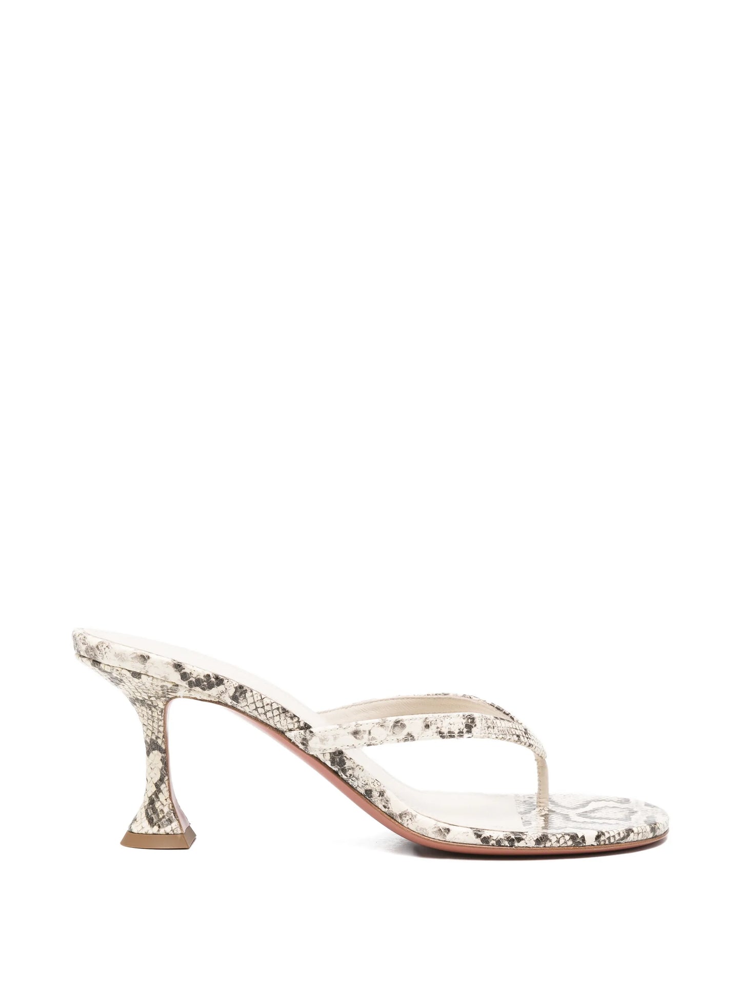 Juliette thong slippers 70 matural printed snake