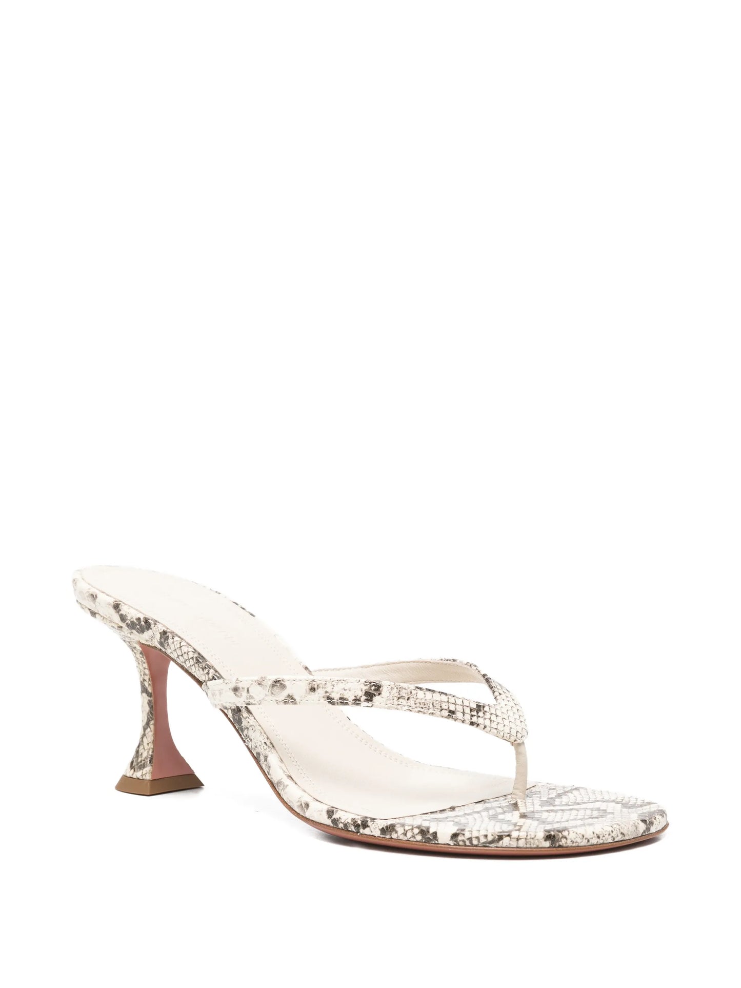 Juliette snake-effect sandals