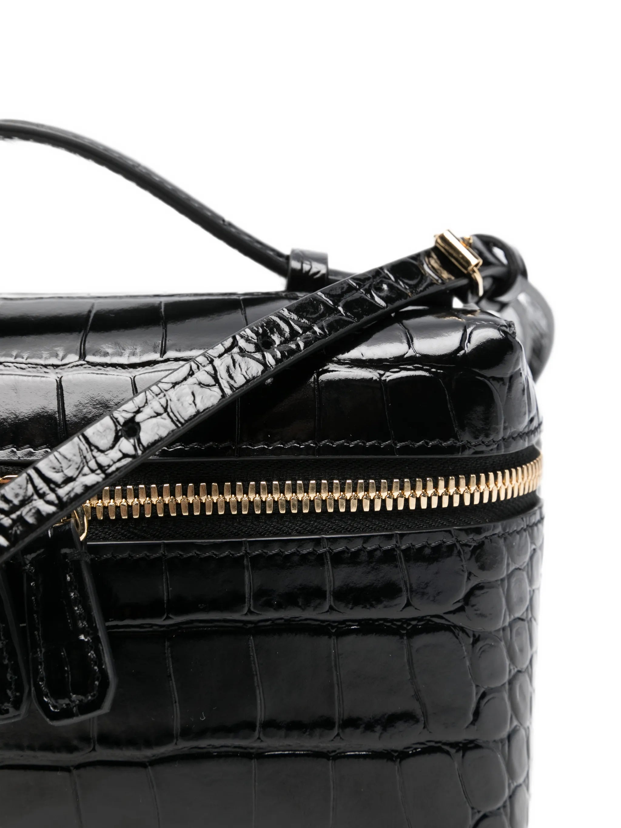 Dorian Vanity embossed-croc tote bag