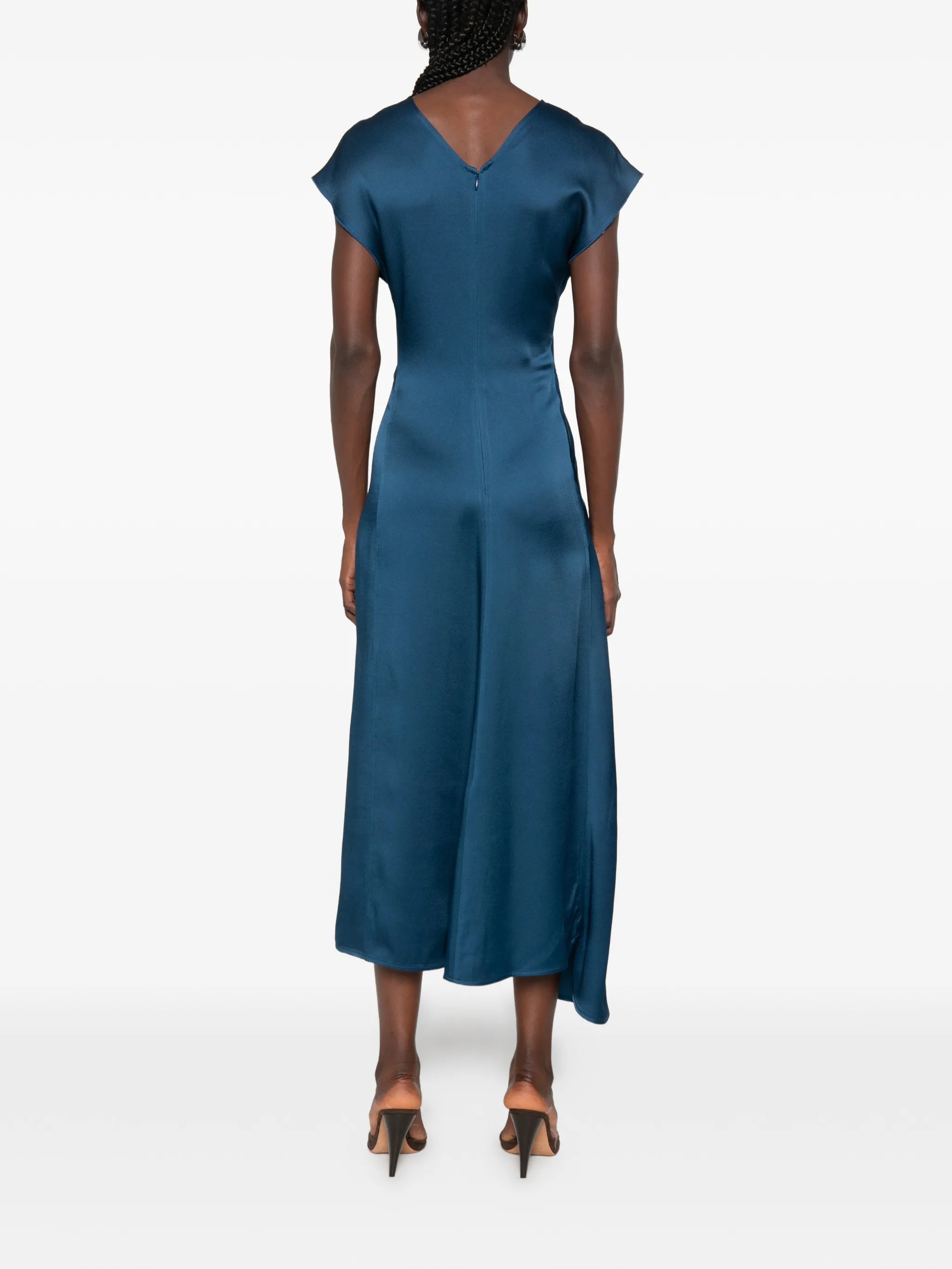 Aria twist-detail dress
