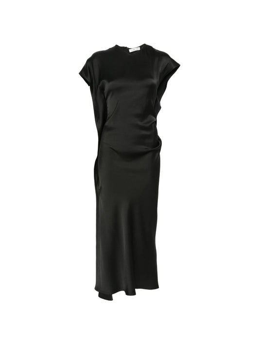 Victoria draped midi dress