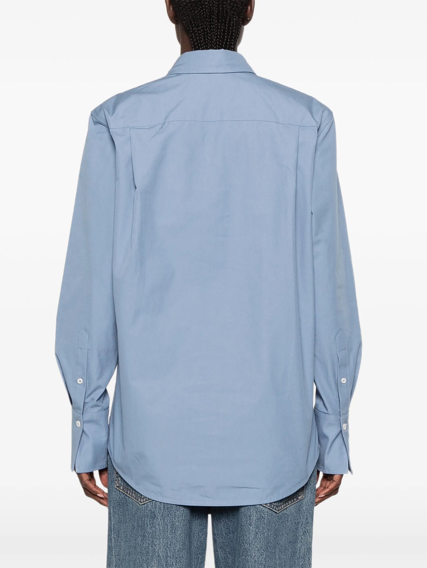 chest-pocket button-up shirt