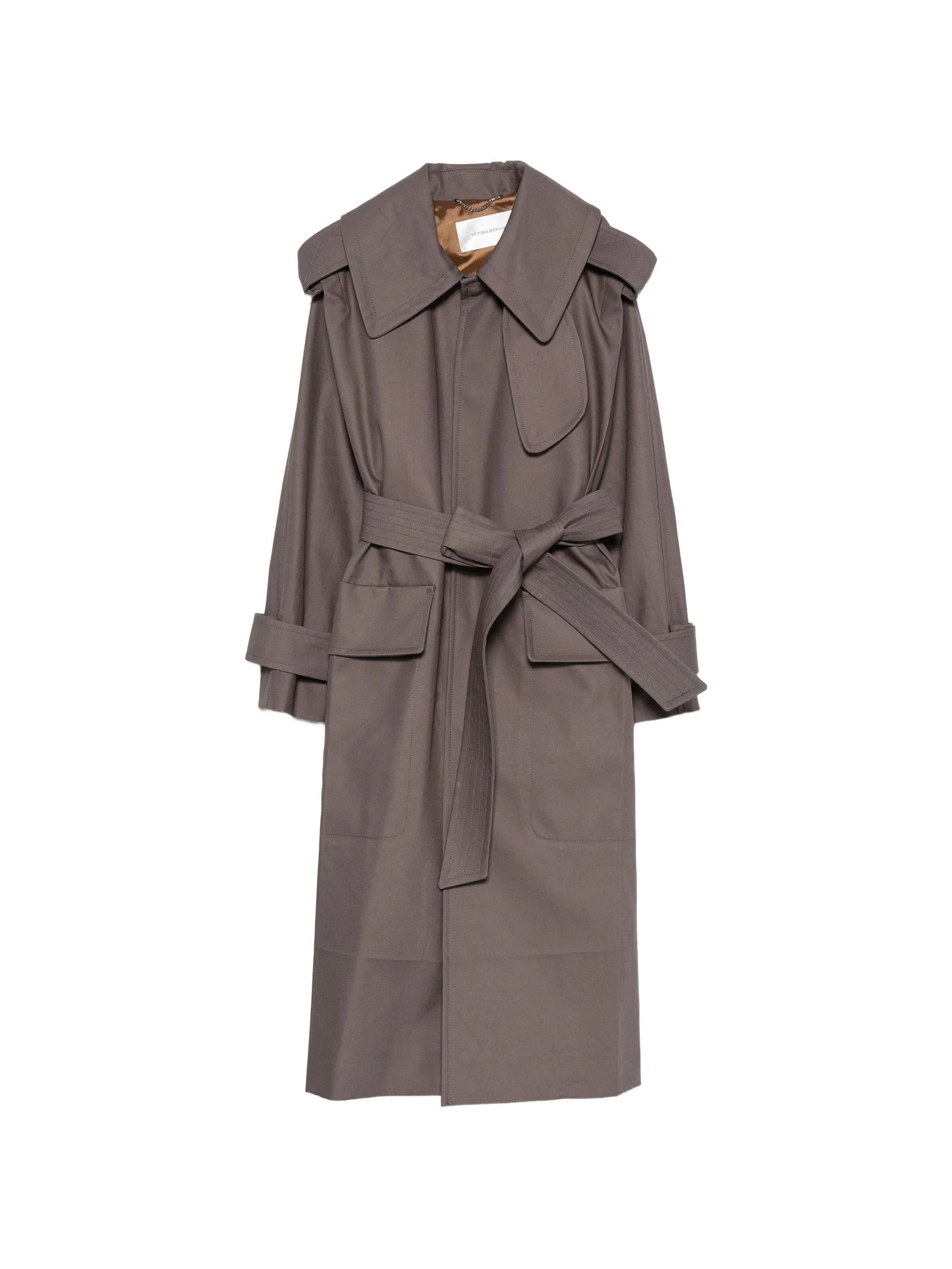 Philippa belted trench coat