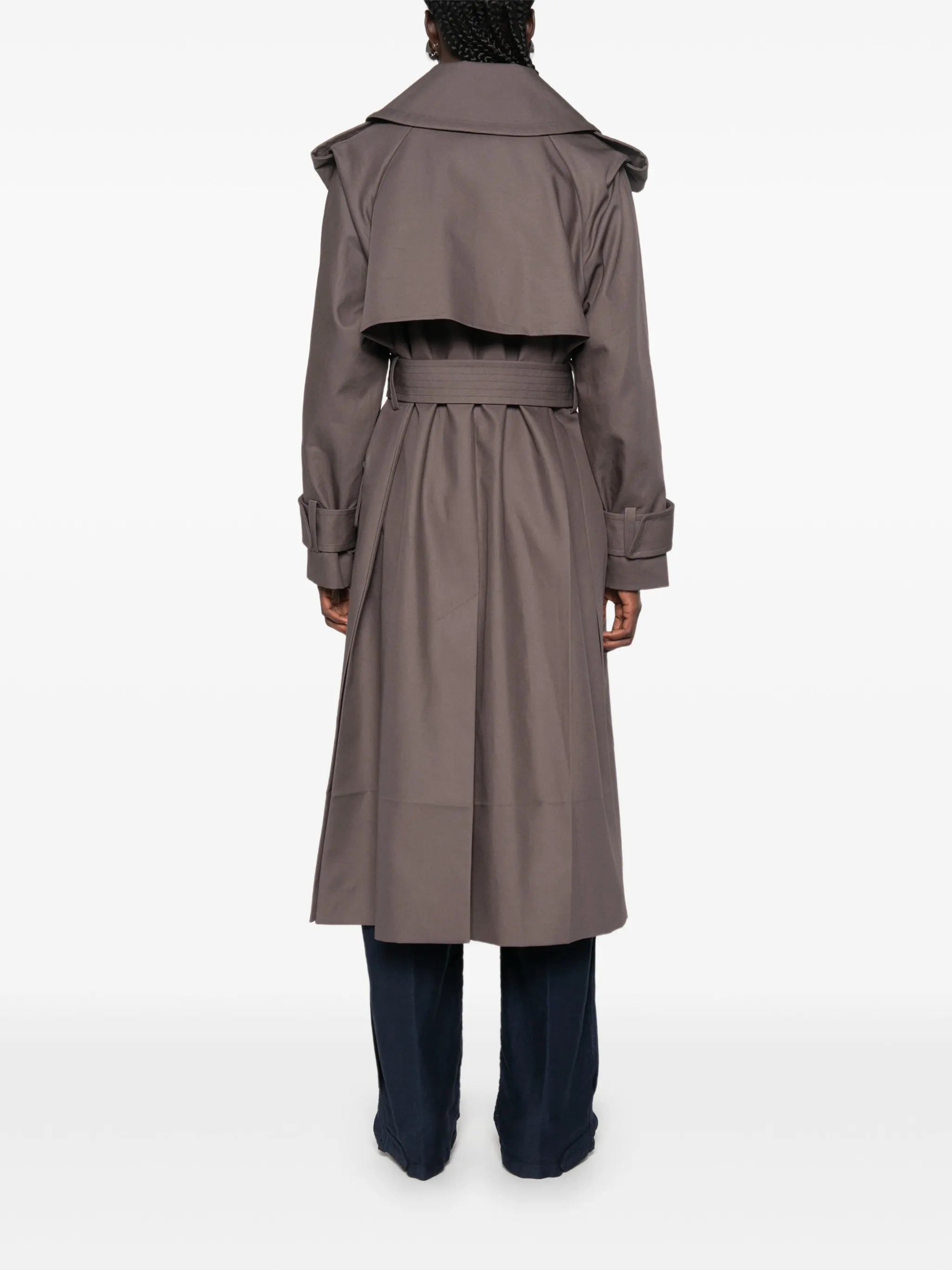 Philippa belted trench coat
