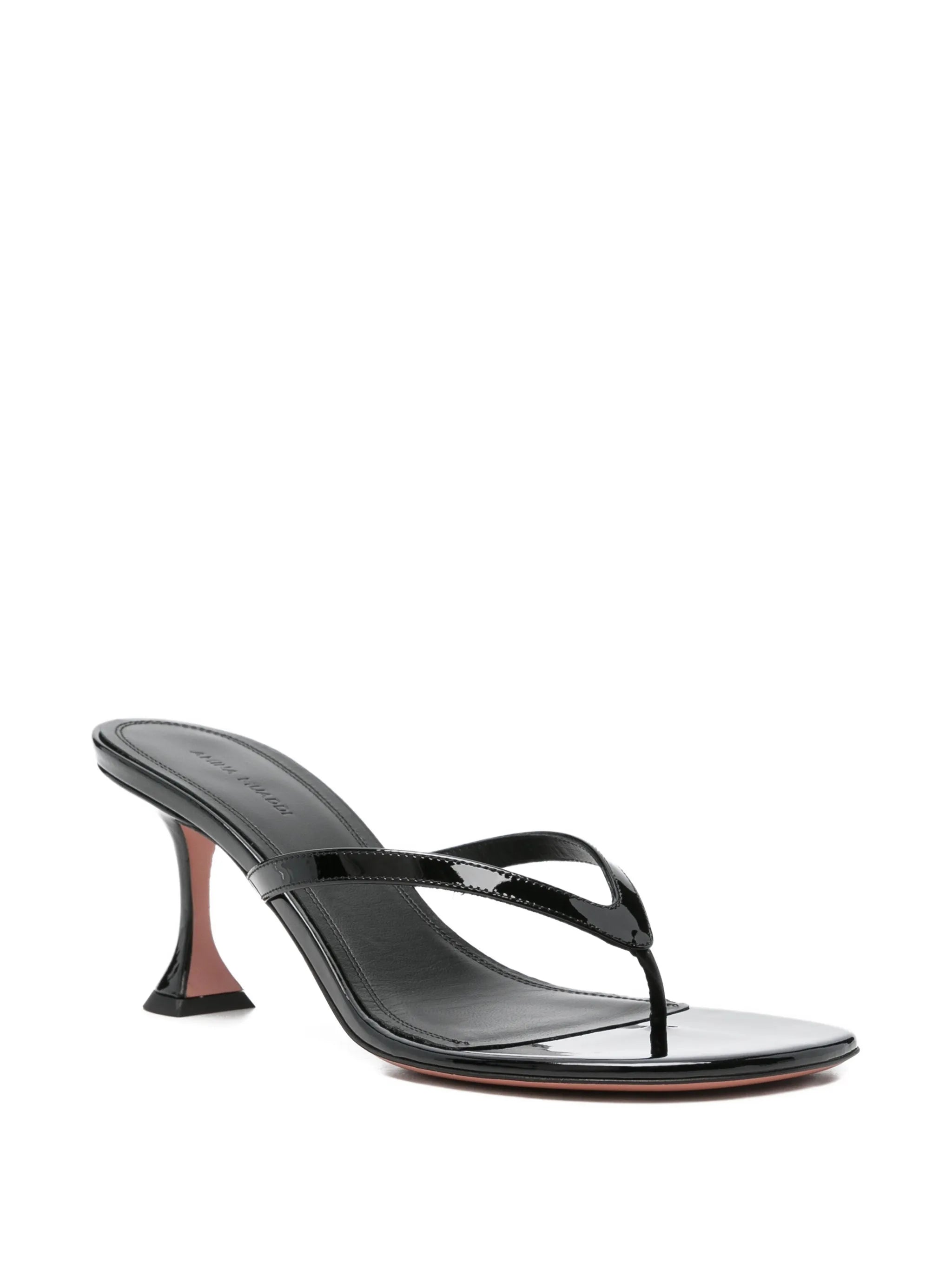 Juliette patent-finish sandals
