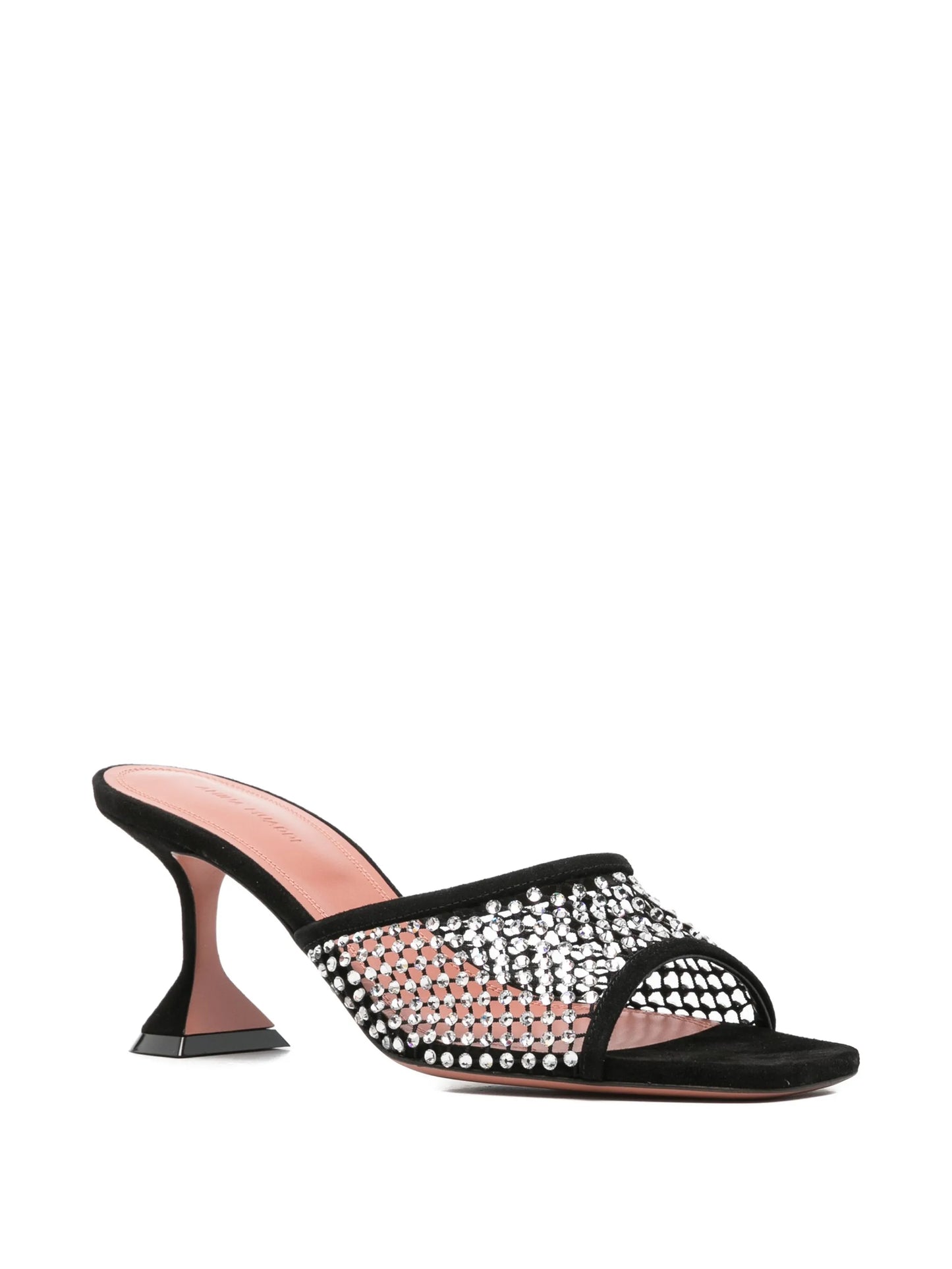 Lupita crystal-embellished mules