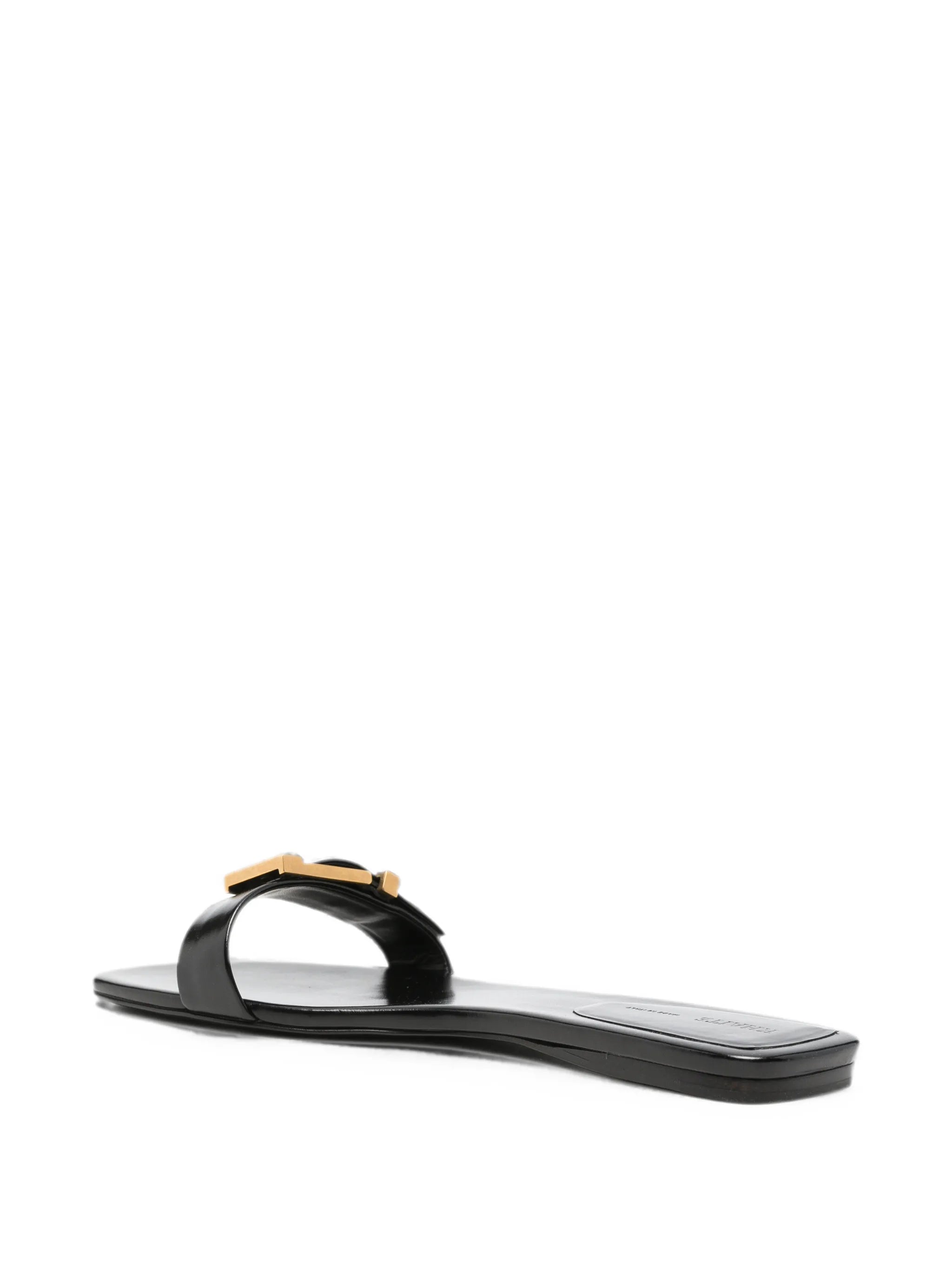 Manhattan buckled-strap flat sandals