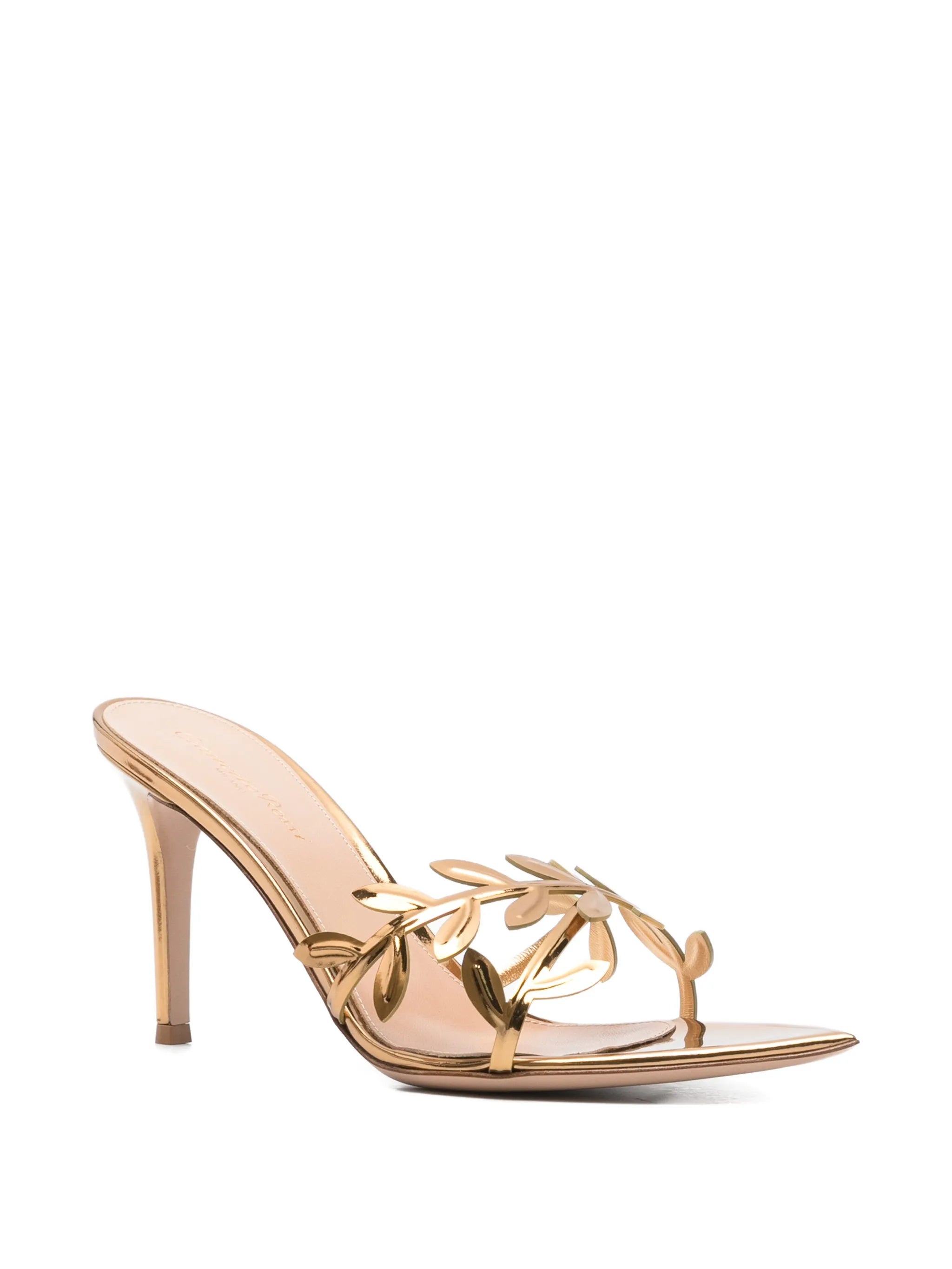 leaf-strap sandals