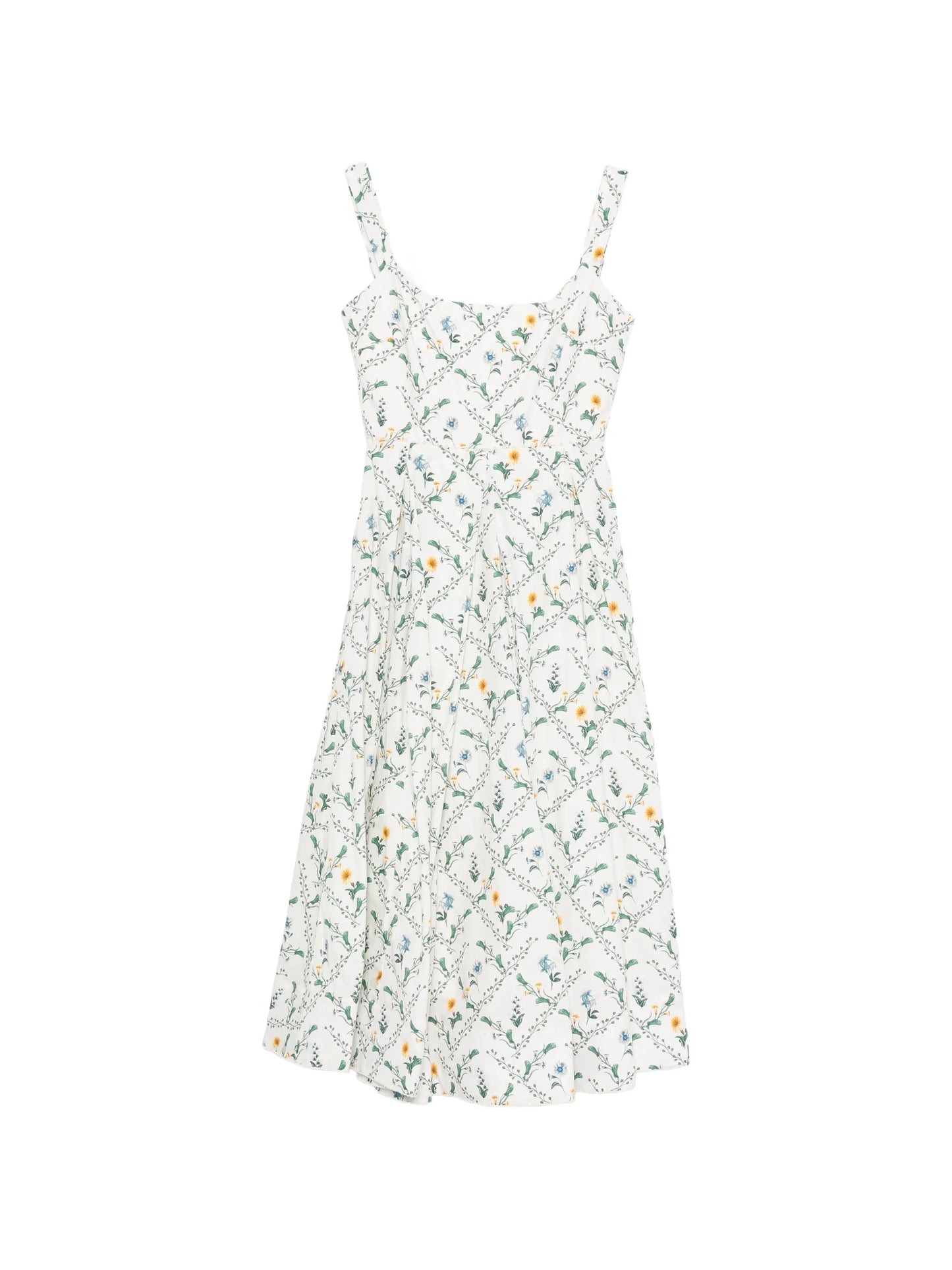Alcaparra Brisa floral-print midi dress