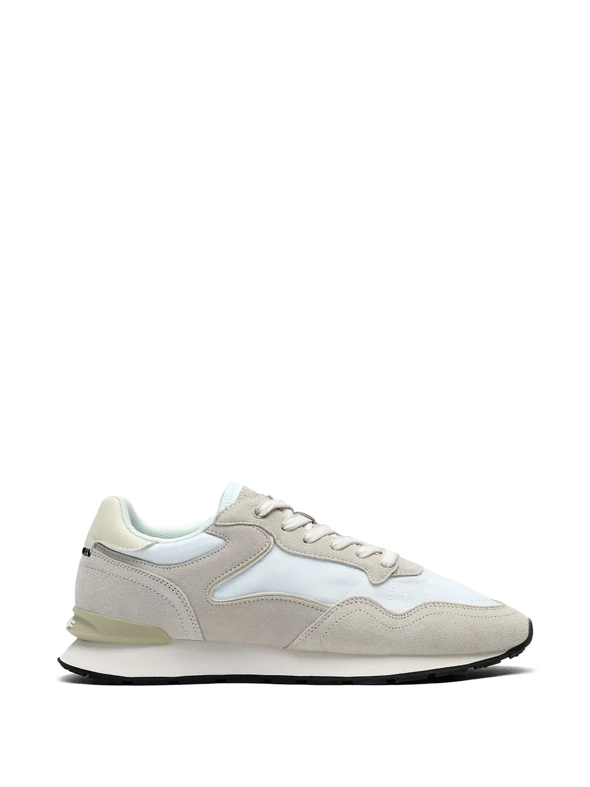 City panelling lace-up sneakers