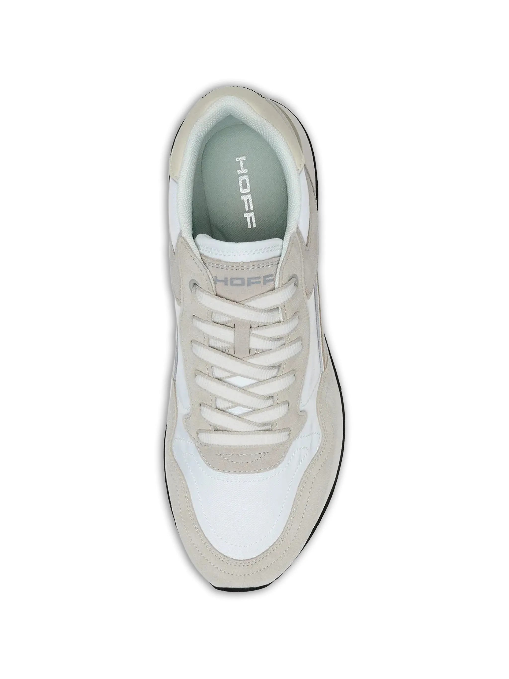 City panelling lace-up sneakers