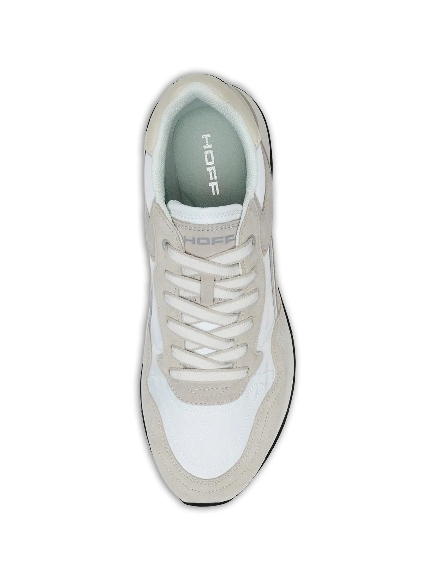 City panelling lace-up sneakers