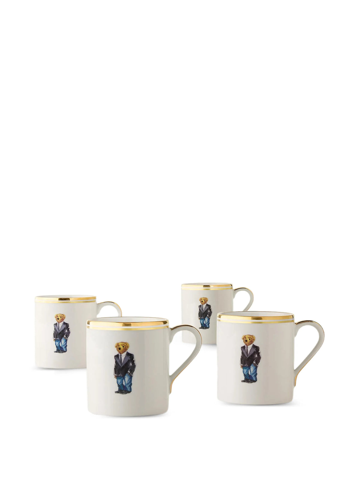 Wilshire Polo Bear mug set of four