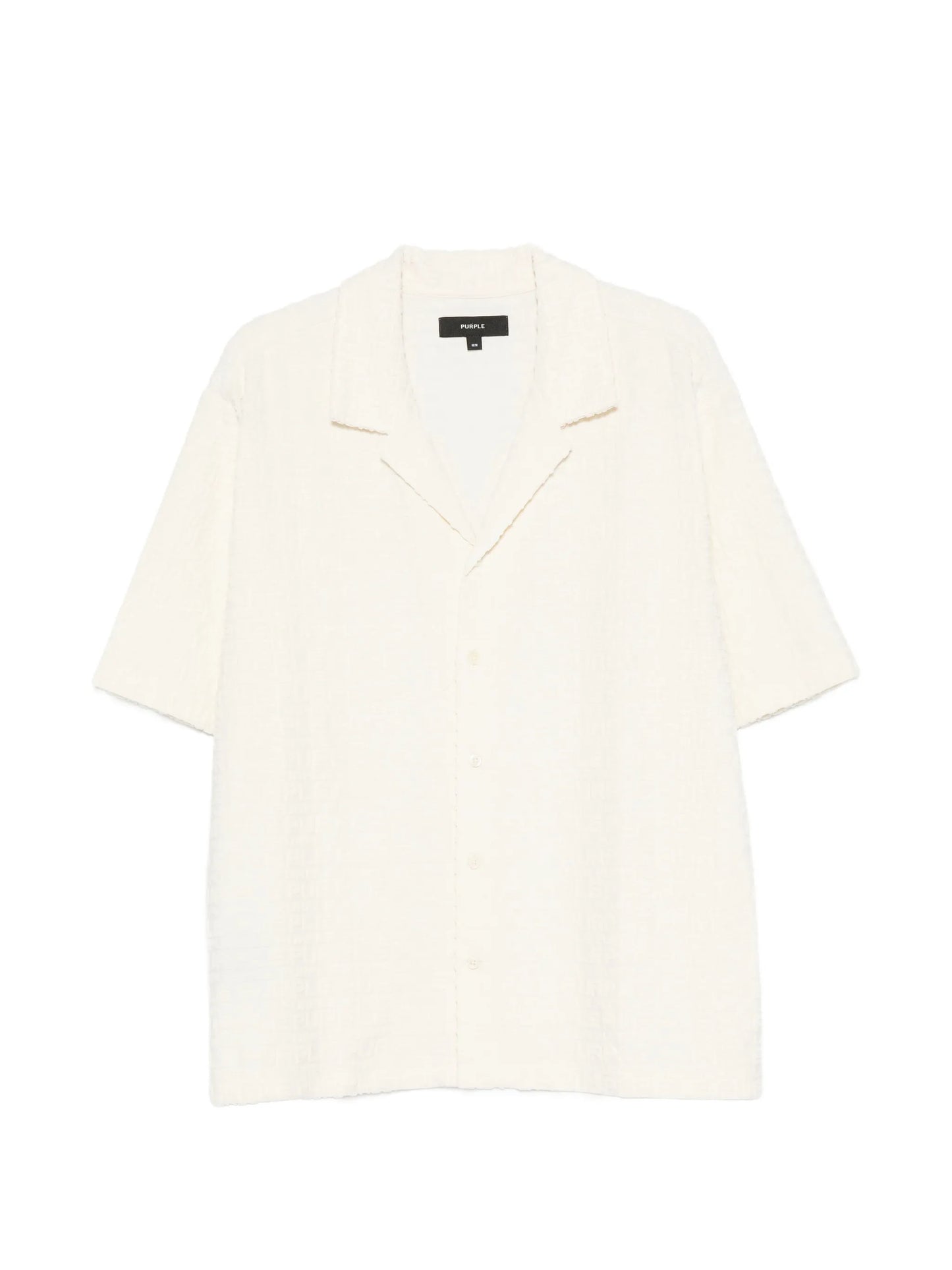 logo-embossed shirt