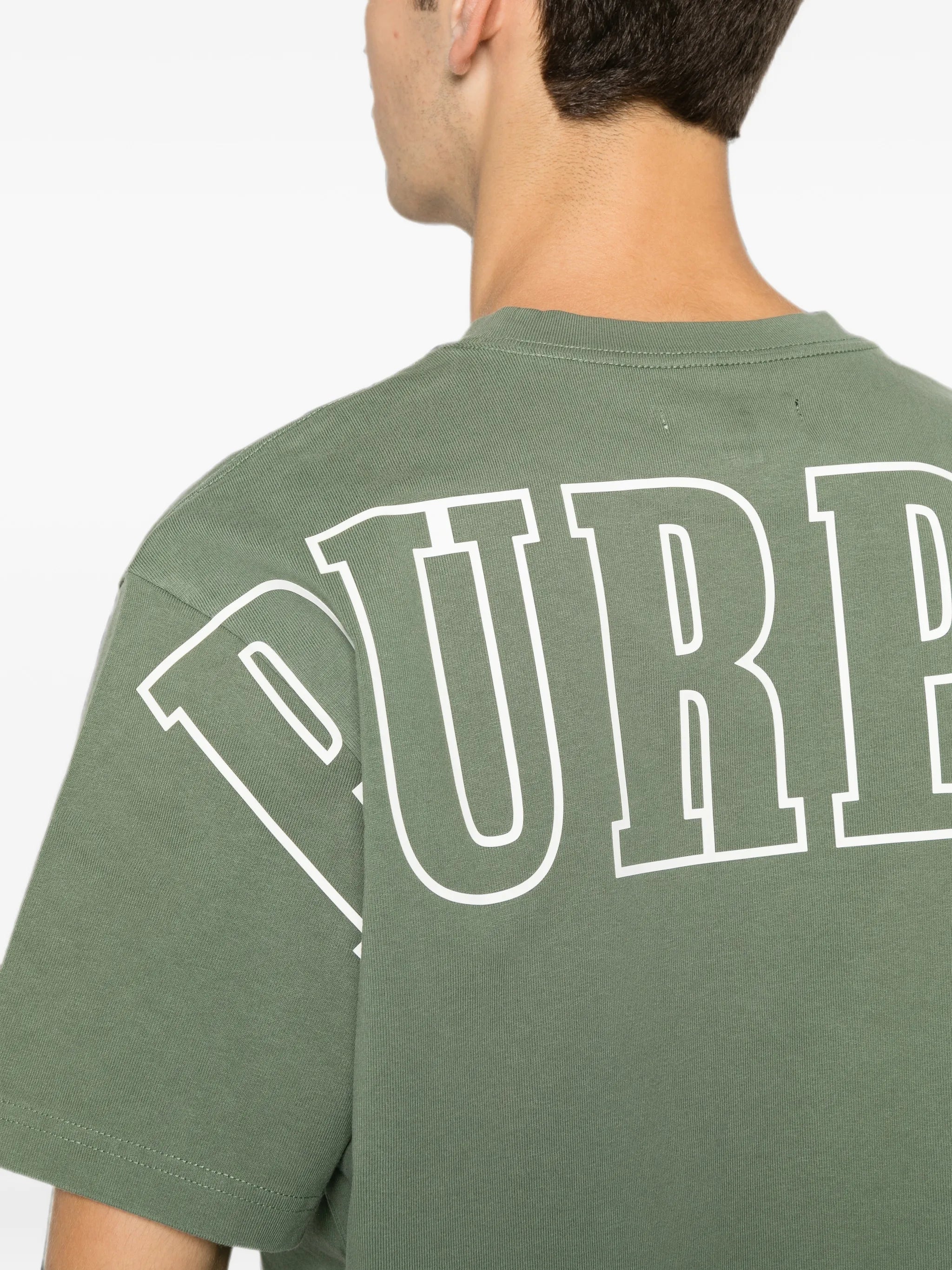 logo-print jersey T-shirt