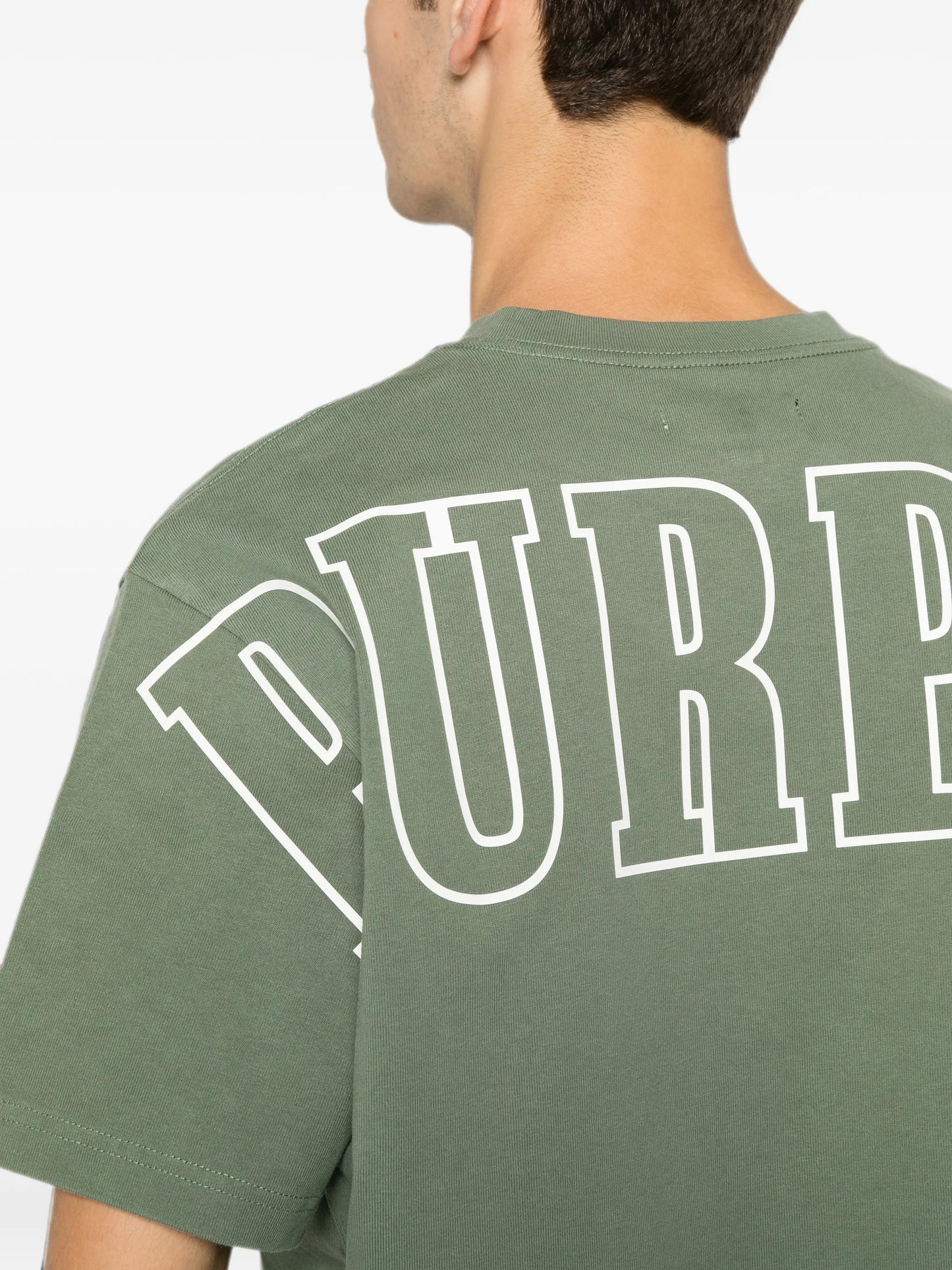 logo-print jersey T-shirt