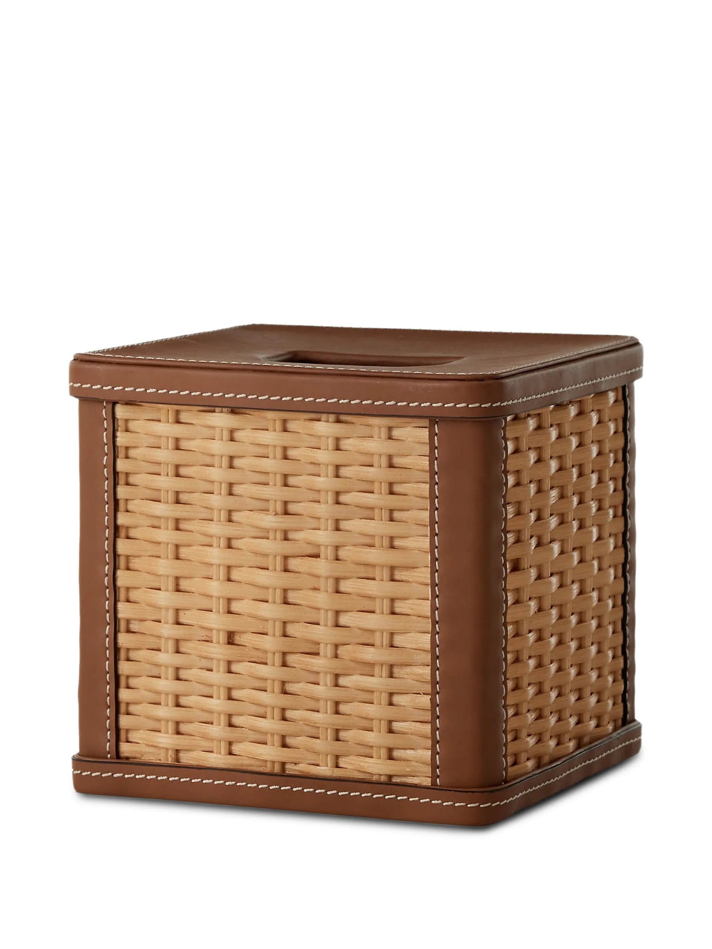 woven stitched tissue box
