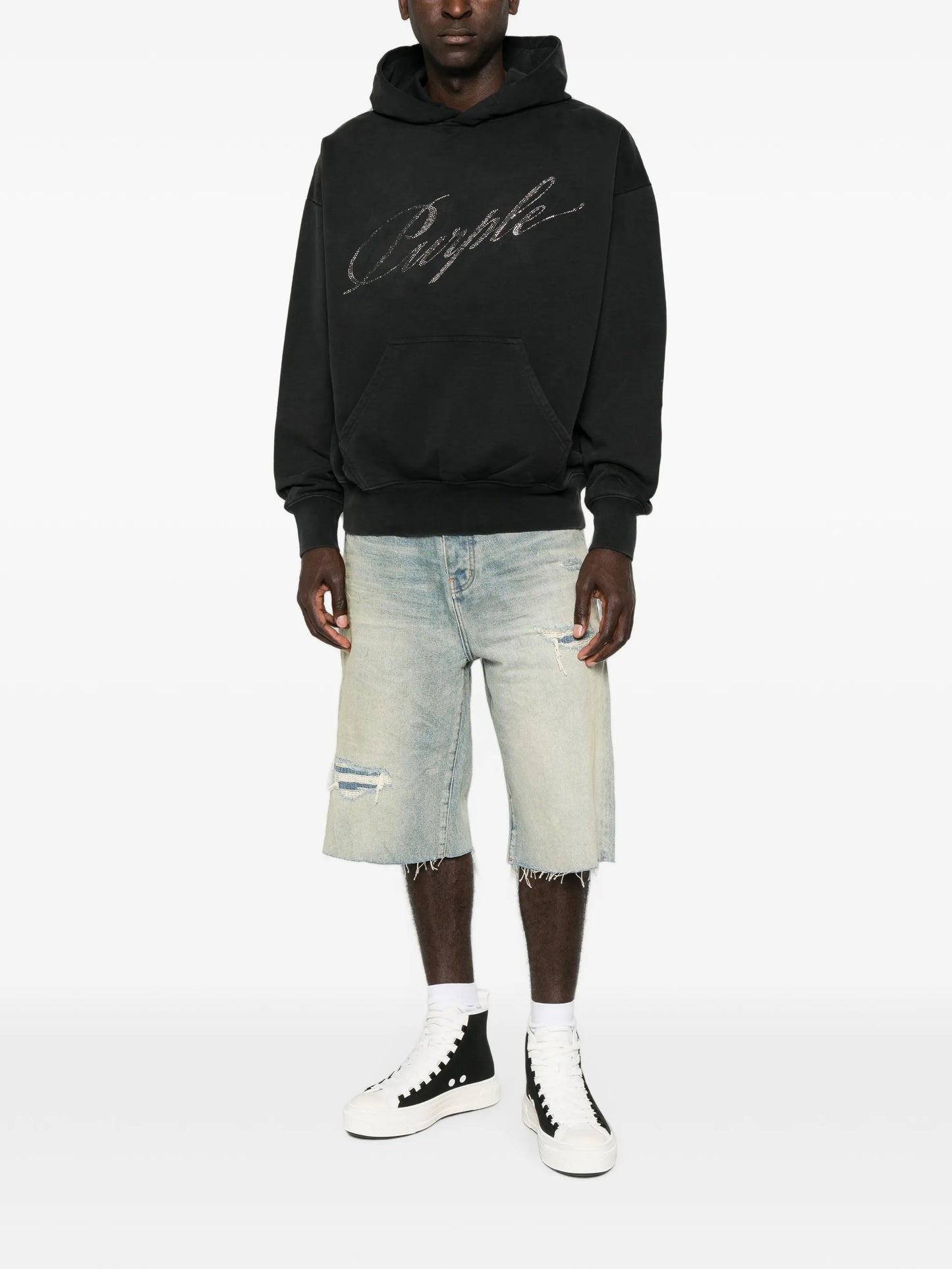 crystal-logo hoodie