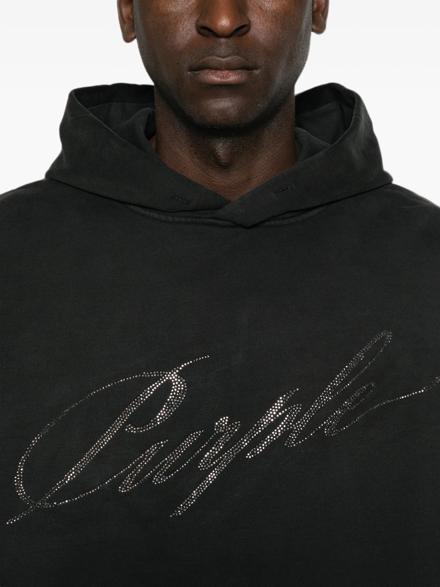 crystal-logo hoodie