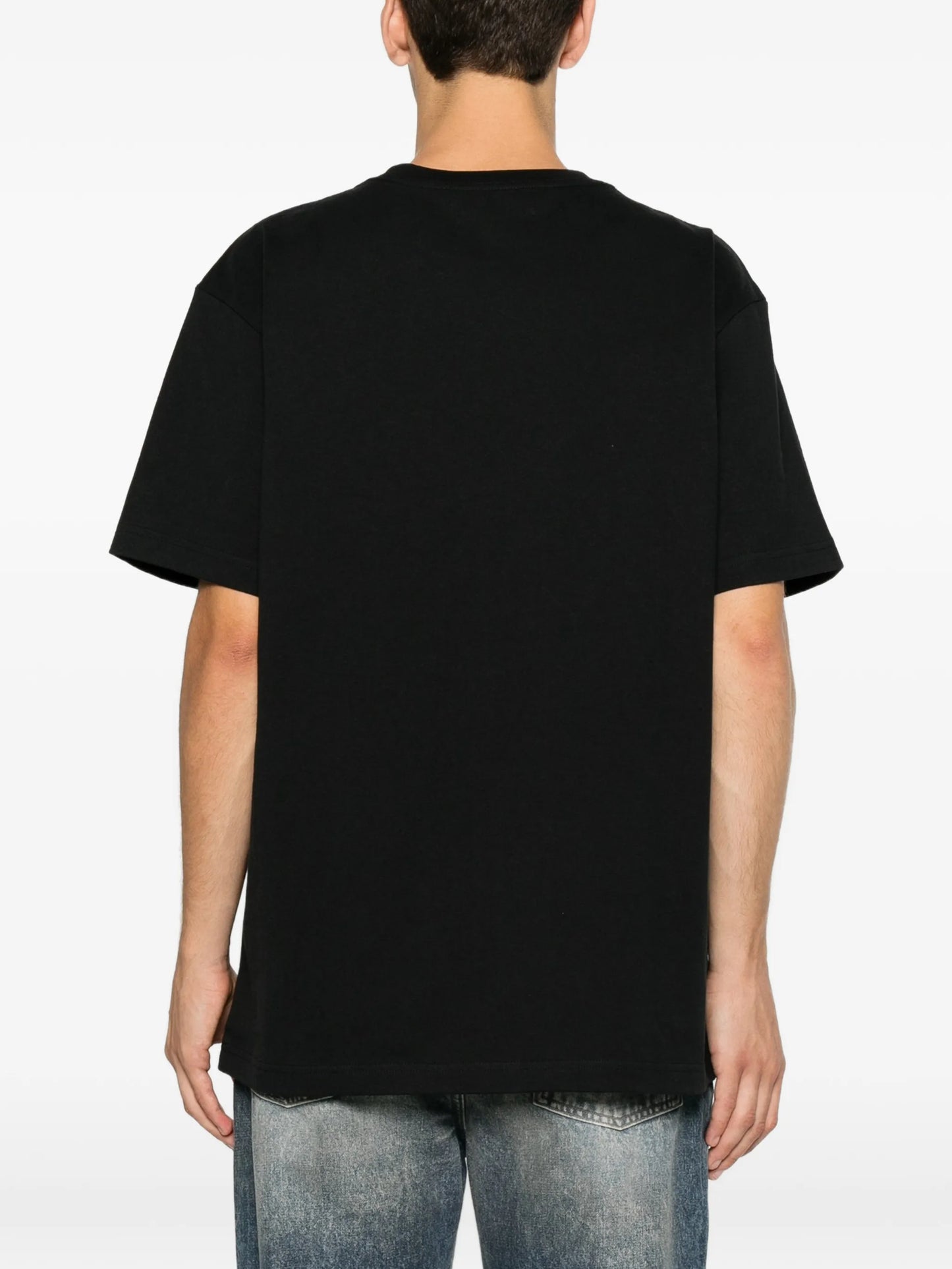 rhinestone-logo T-shirt