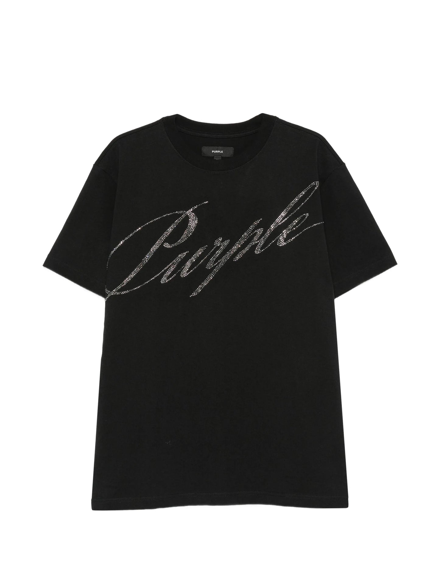 rhinestone-logo T-shirt